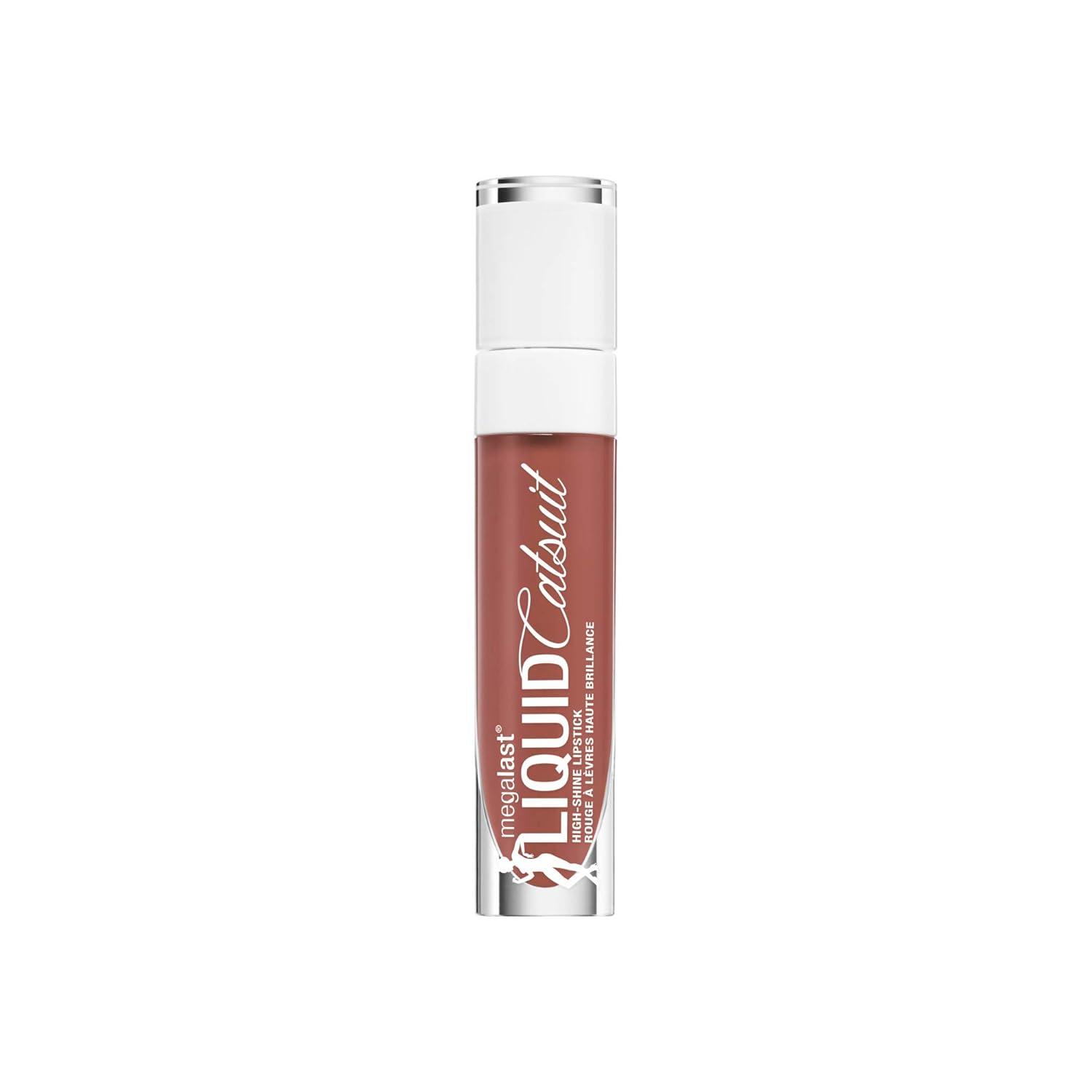 wet n wild Megalast Catsuit Matte Liquid Lipstick, Red Give Me Mocha | Lip Color Makeup | Moisturizing | Creamy | Smudge Proof(Cedar Later)