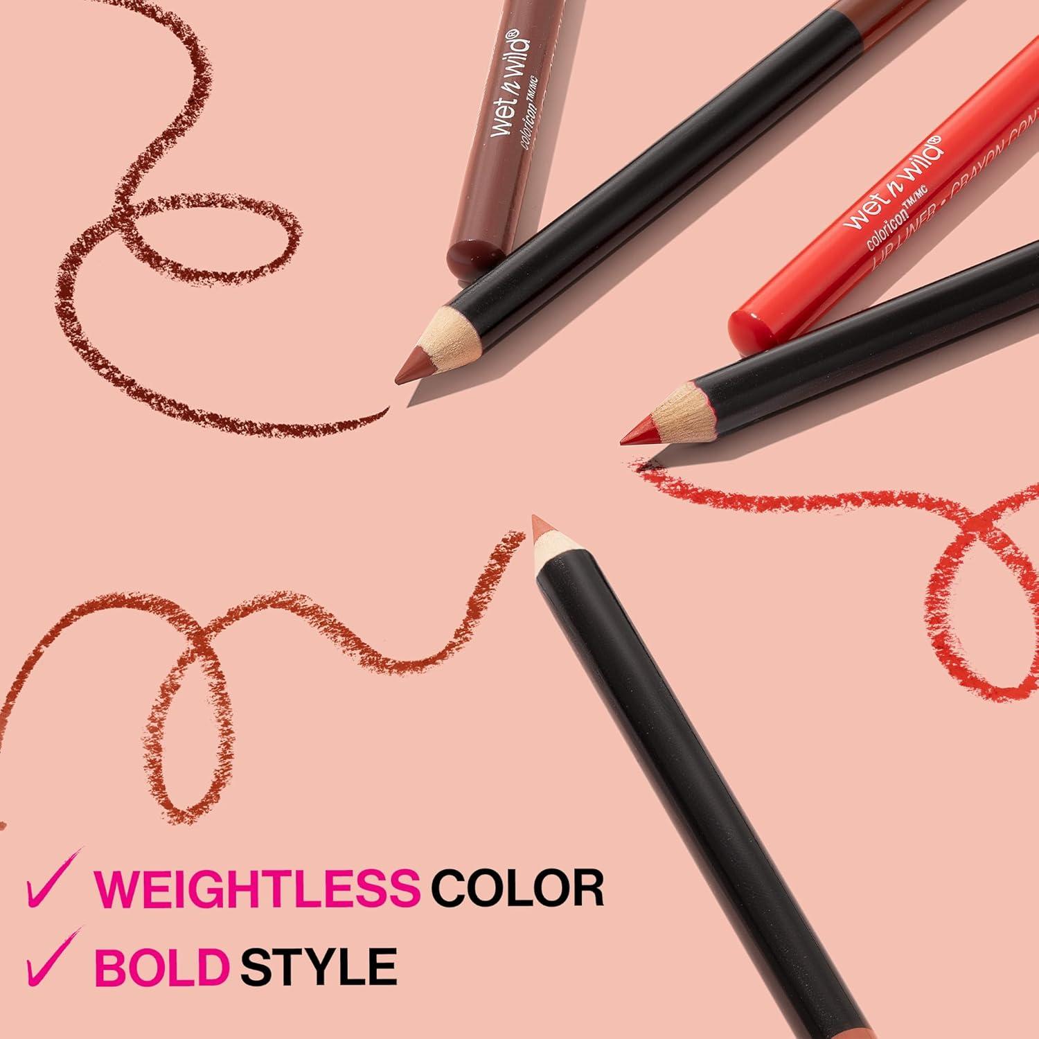 Lip Liner Pencil By Wet n Wild Color Icon Lip Color Makeup, Brandy Wine(Plumberry)