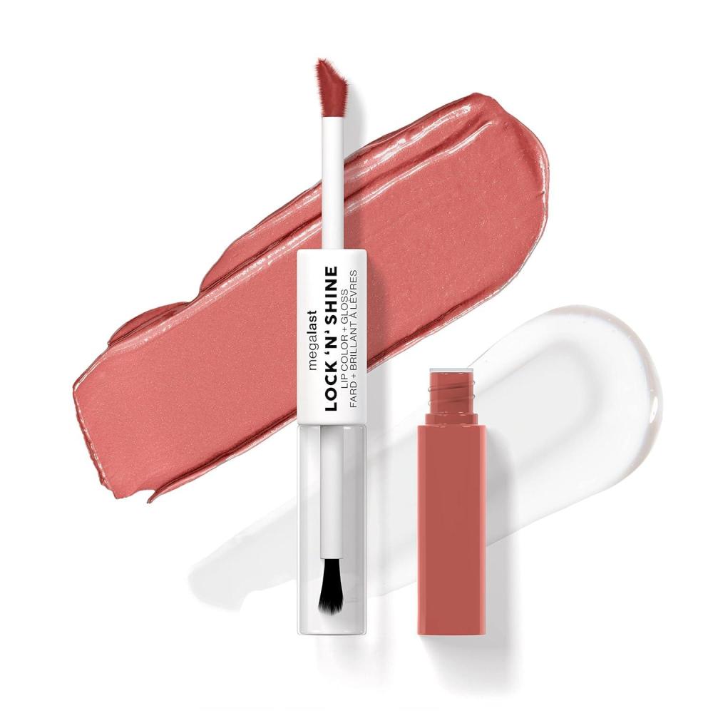 wet n wild Megalast Lock ‘N’ Shine Lip Color + Gloss Lotus Petal(Nude Illusion)
