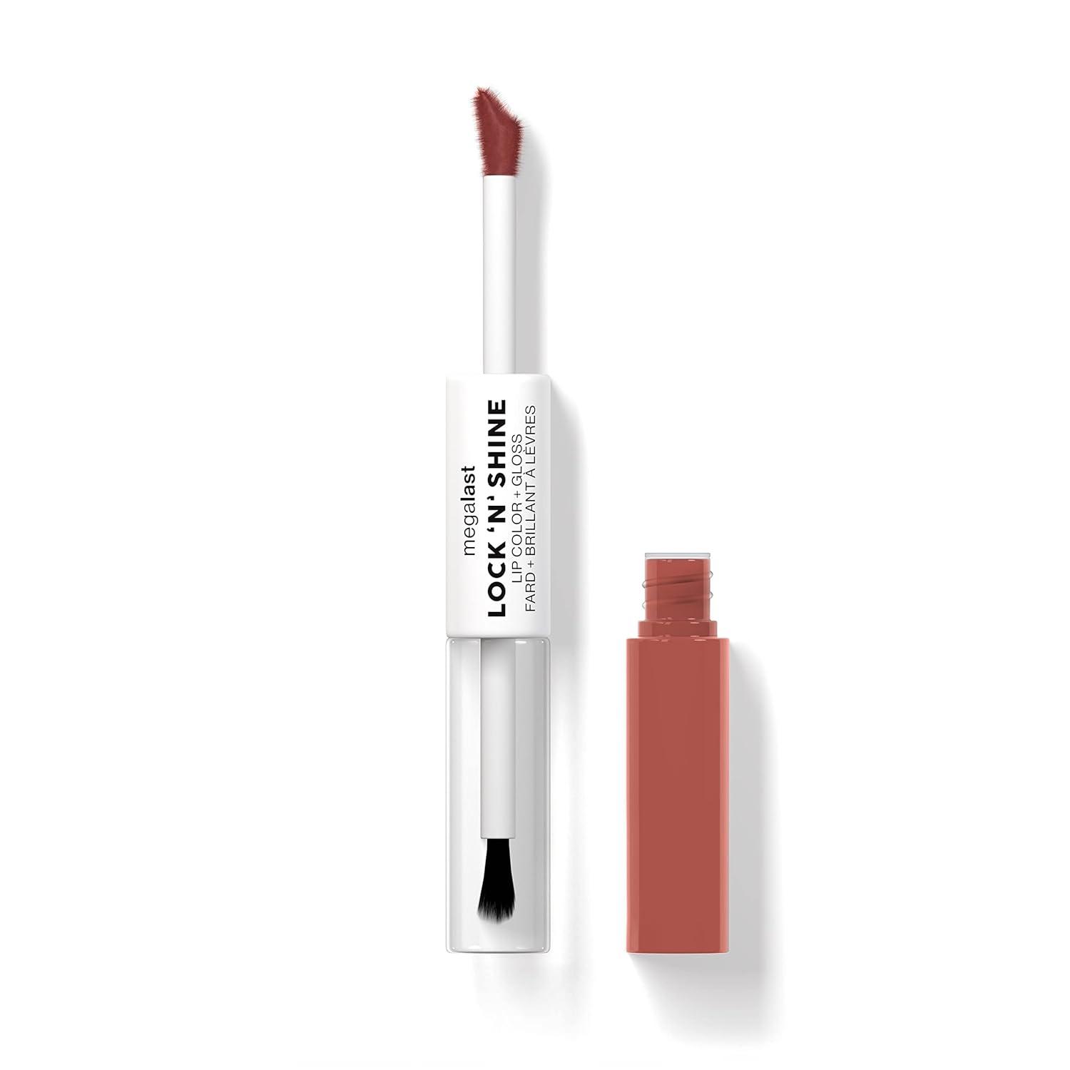 wet n wild Megalast Lock ‘N’ Shine Lip Color + Gloss Lotus Petal(Nude Illusion)