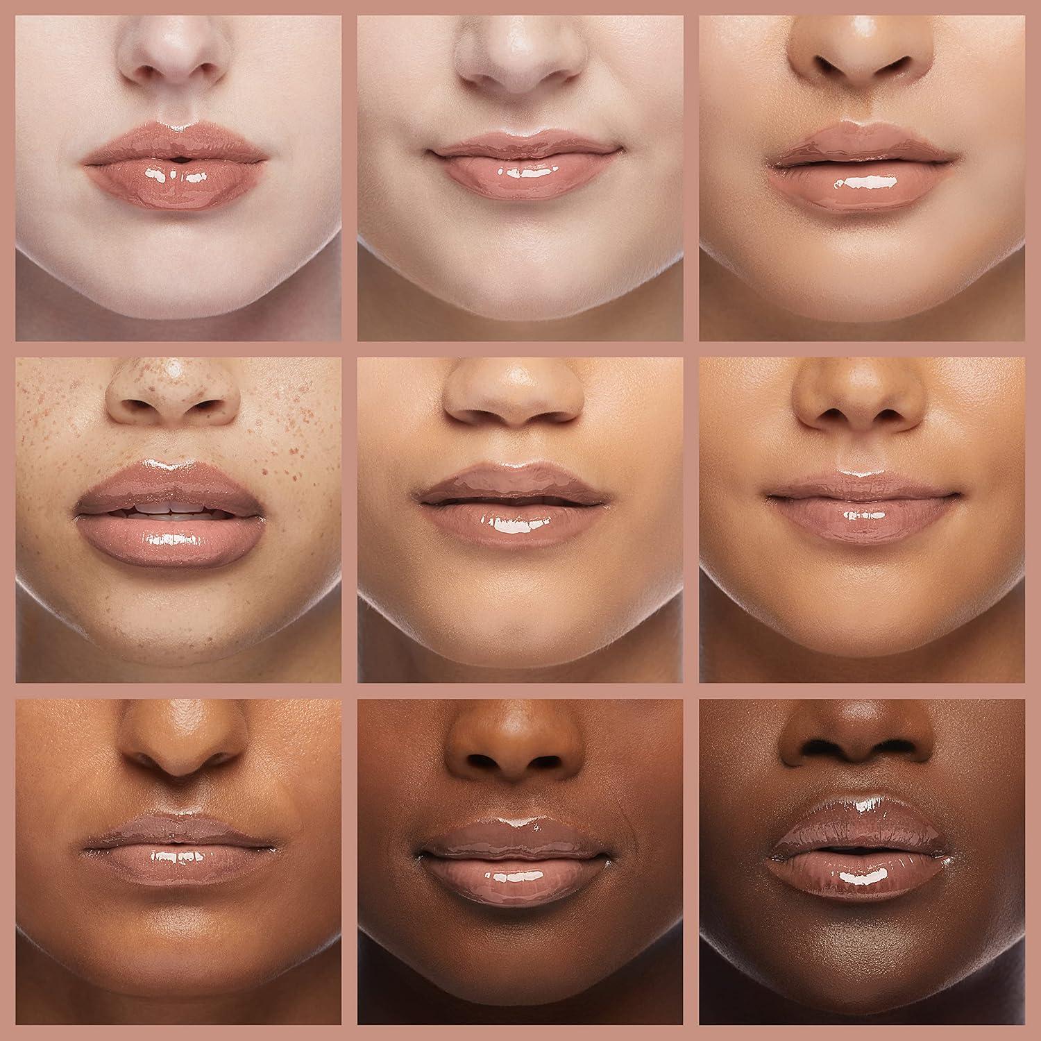 wet n wild MegaSlicks Lip Gloss, Ultra-Glossy, Vitamin-E Enriched, Ultra-Gloss High Shine Moisturizing, Cruelty-Free & Vegan – Rose Gold(Rose Gold)