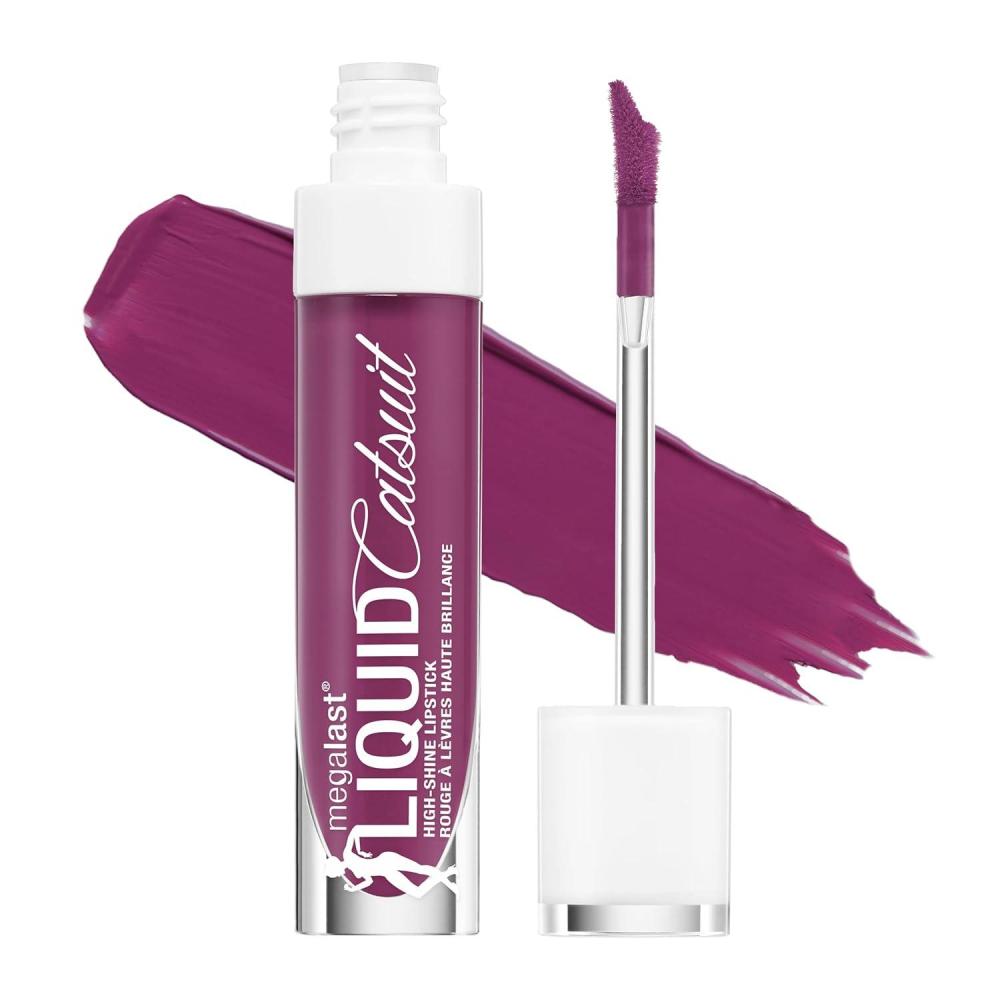 wet n wild Megalast Catsuit Matte Liquid Lipstick, Red Give Me Mocha | Lip Color Makeup | Moisturizing | Creamy | Smudge Proof(Berry Down Lo)