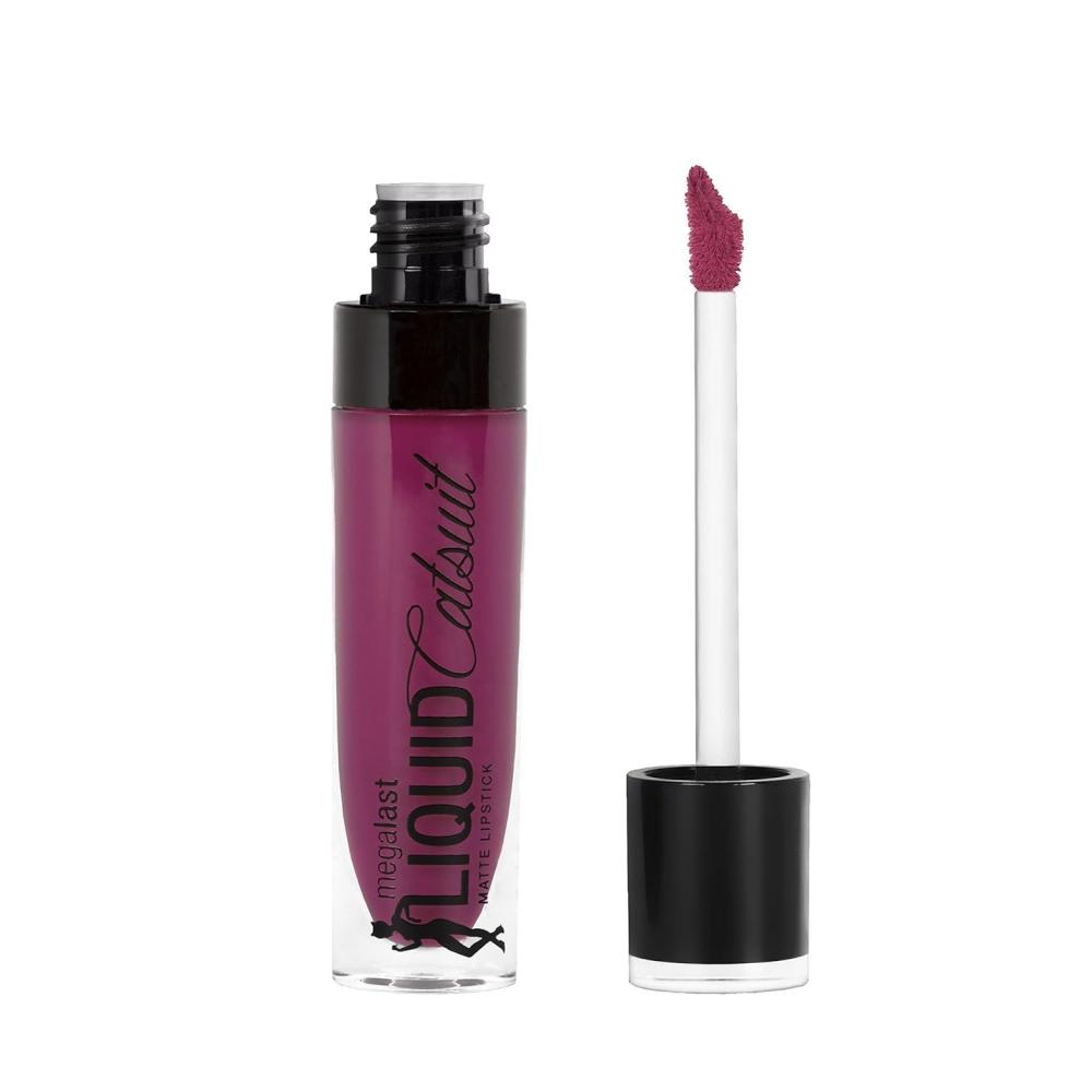 wet n wild Megalast Catsuit Matte Liquid Lipstick, Red Give Me Mocha | Lip Color Makeup | Moisturizing | Creamy | Smudge Proof(Berry Recognize)