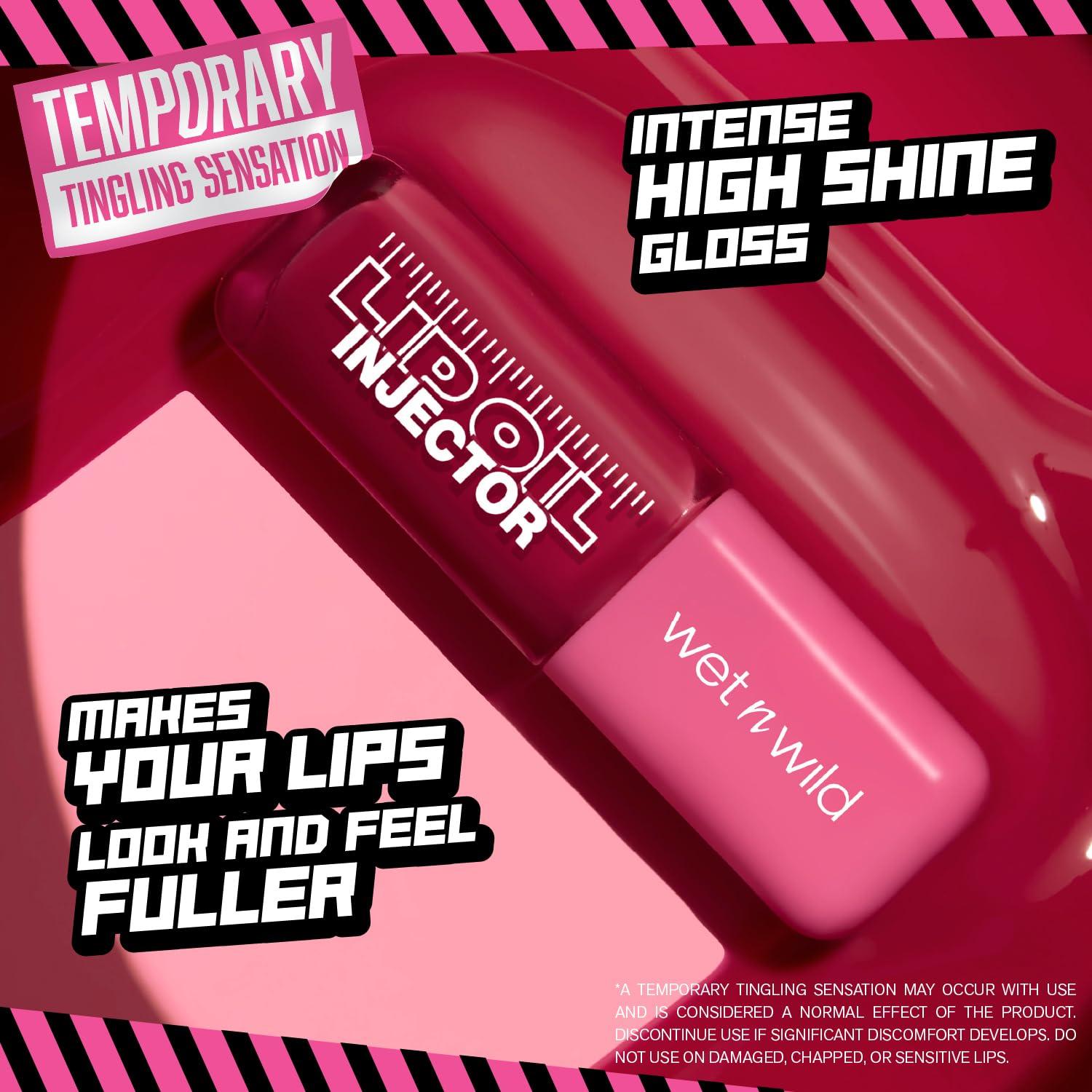wet n wild Lip Oil – Lightweight, Non-Sticky, Hydrating & Nourishing Formula with 7 Conditioning Oils, Vegan & Cruelty-Free – Cedar Rose(Flirt Filter)
