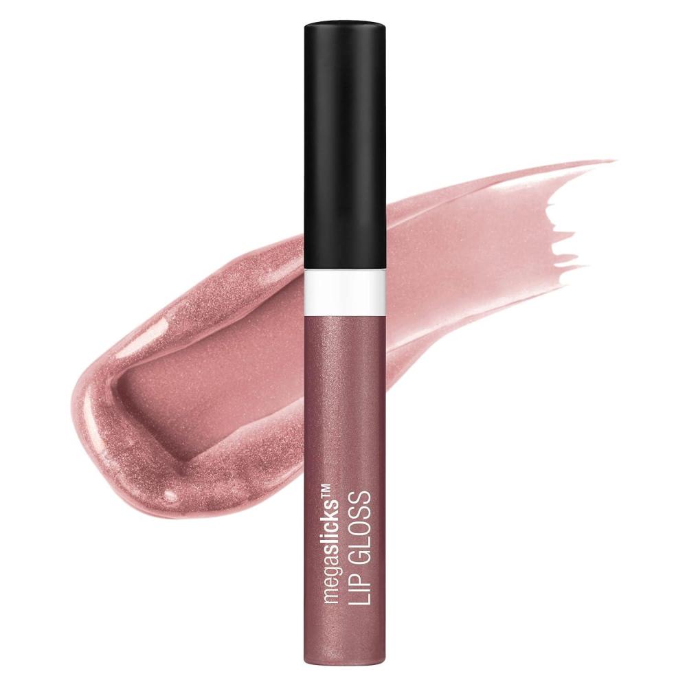 wet n wild MegaSlicks Lip Gloss, Ultra-Glossy, Vitamin-E Enriched, Ultra-Gloss High Shine Moisturizing, Cruelty-Free & Vegan – Berried Treasure(Carded)(Bronze Berry)
