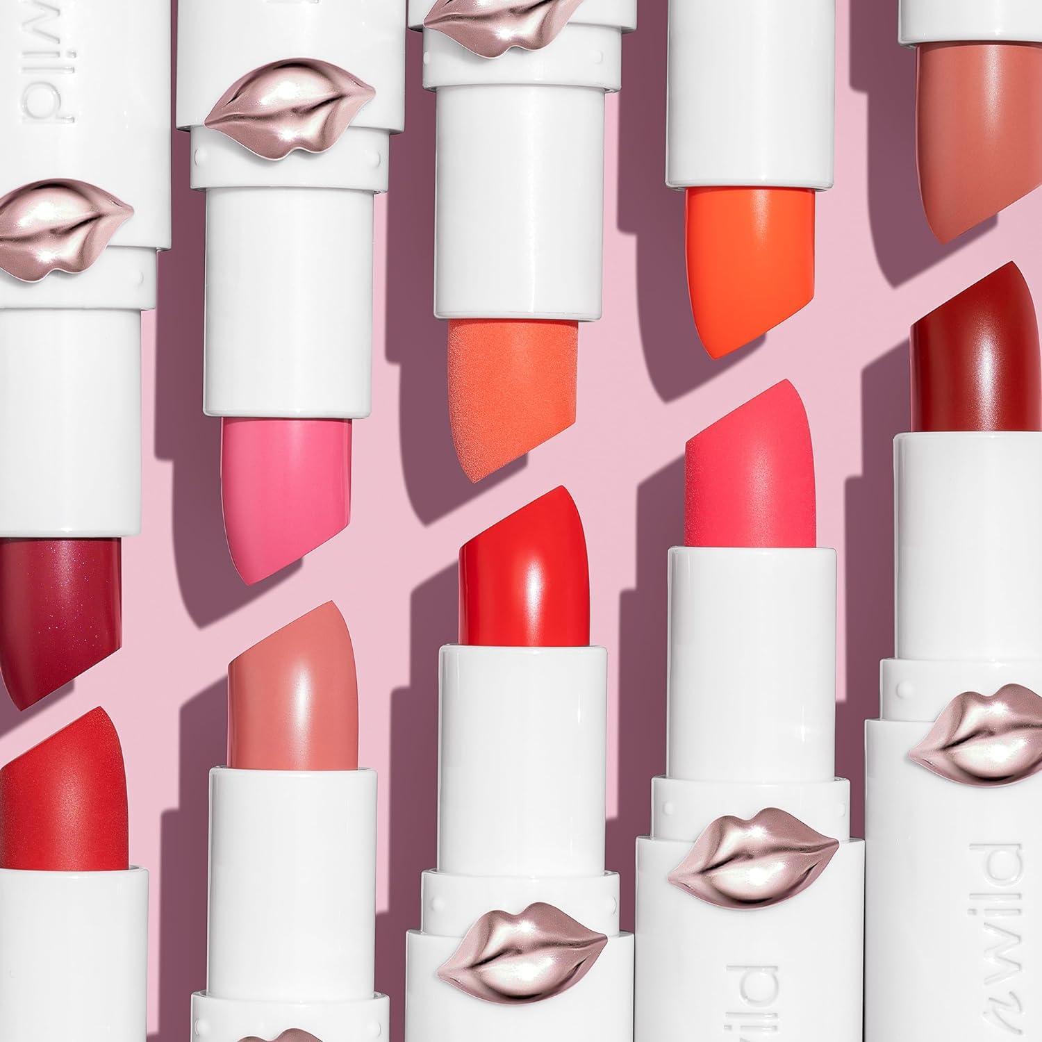wet n wild Mega Last High-Shine Lipstick Lip Color, Infused with Seed Oils For a Nourishing High-Shine, Buildable & Blendable Creamy Color, Cruelty-Free & Vegan – Pinky Ring(Pinky Ring)