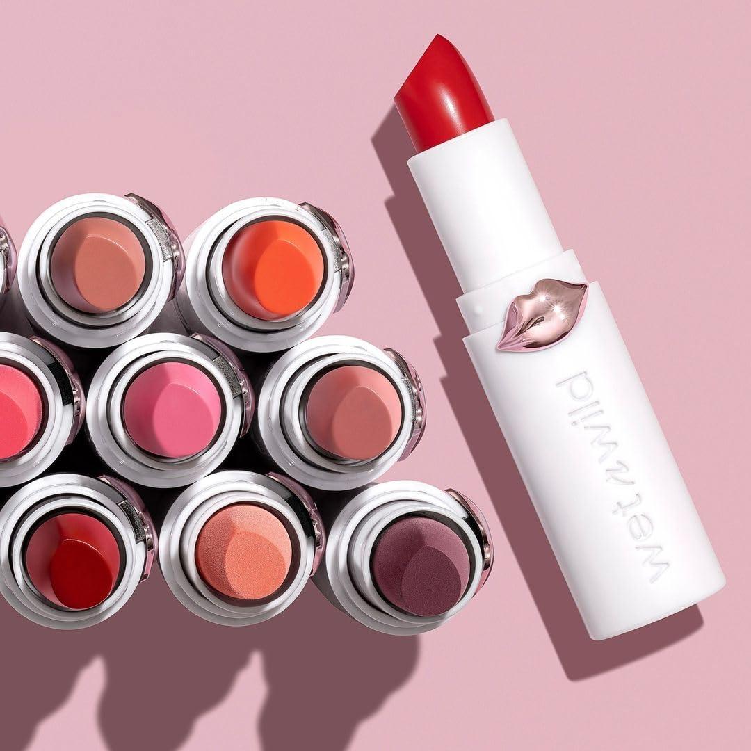 wet n wild Mega Last High-Shine Lipstick Lip Color, Infused with Seed Oils For a Nourishing High-Shine, Buildable & Blendable Creamy Color, Cruelty-Free & Vegan – Pinky Ring(Pinky Ring)