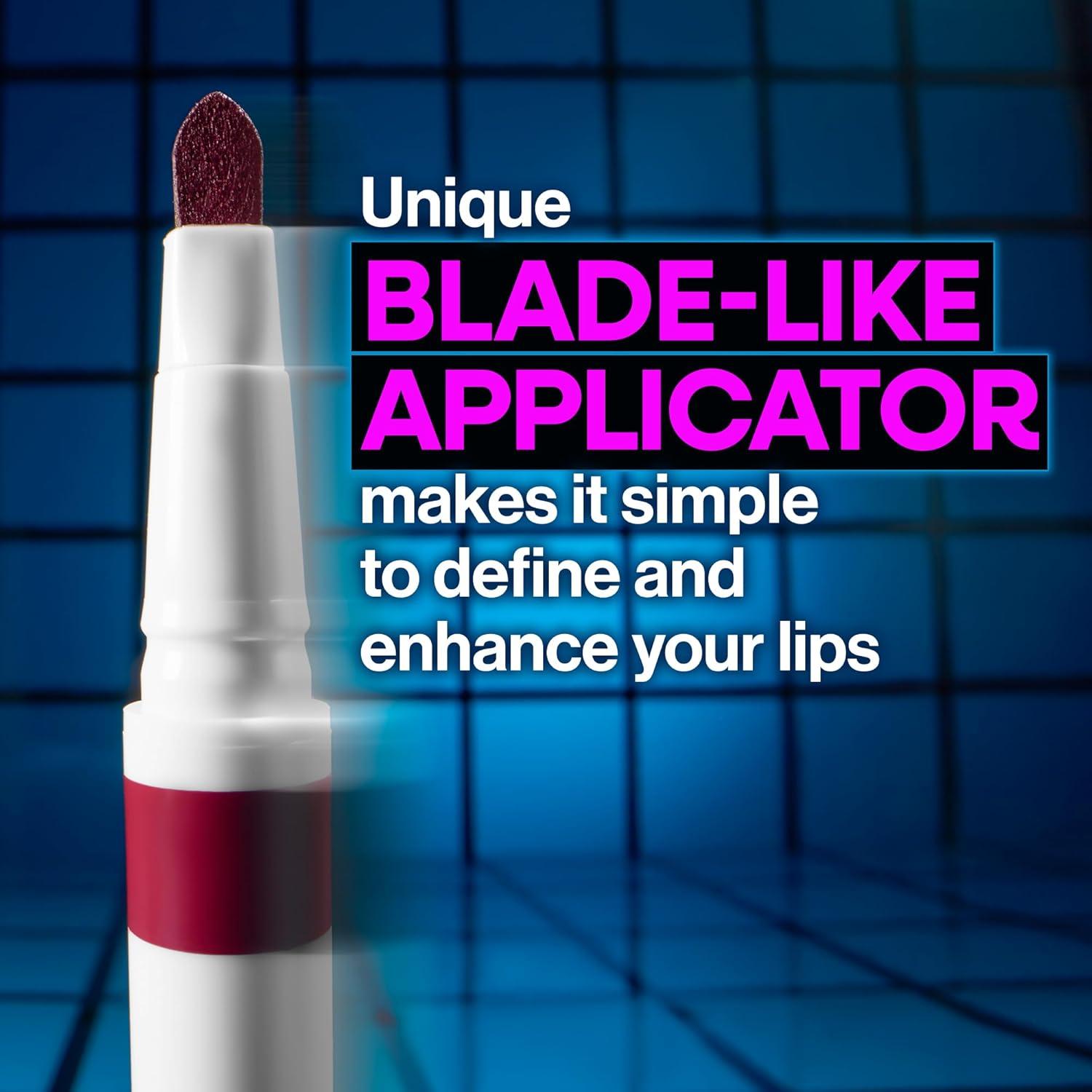 wet n wild Perfect Pout Matte Retractable Gel Lip Liner Pencil, Rich Creamy Long Lasting Color, Well-Defined and Flawless Application, Vegan & Cruelty-Free – Purple Lay Down the Mauves(Spilled Wine)