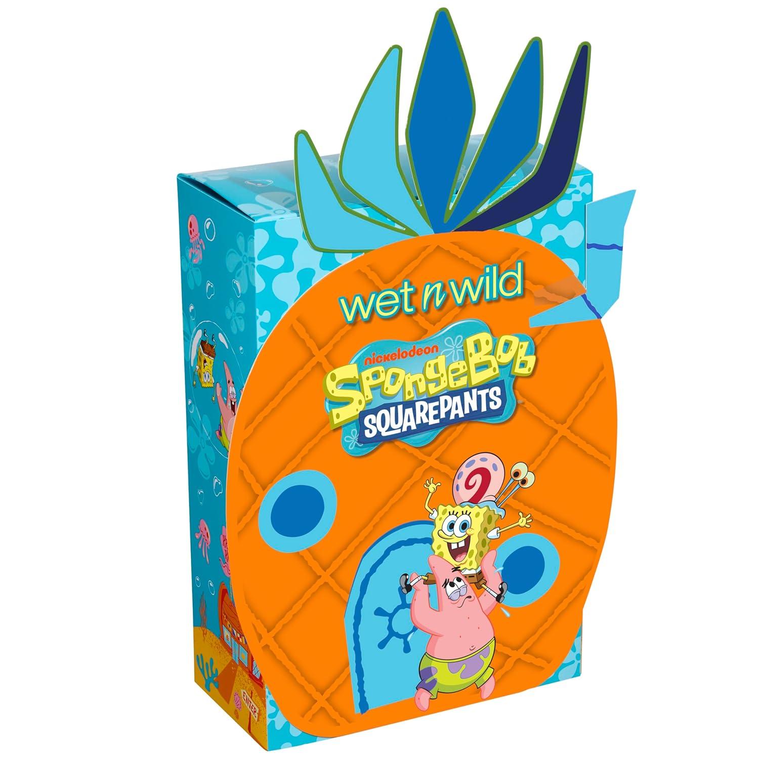 wet n wild Marilyn Monroe Collection PR Box – Makeup Set with Versatile Brushes, Buildable & Blendable Palettes, Vibrant Colors, & Lip Glosses for Unique Looks, Cruelty-Free & Vegan(Spongebob)