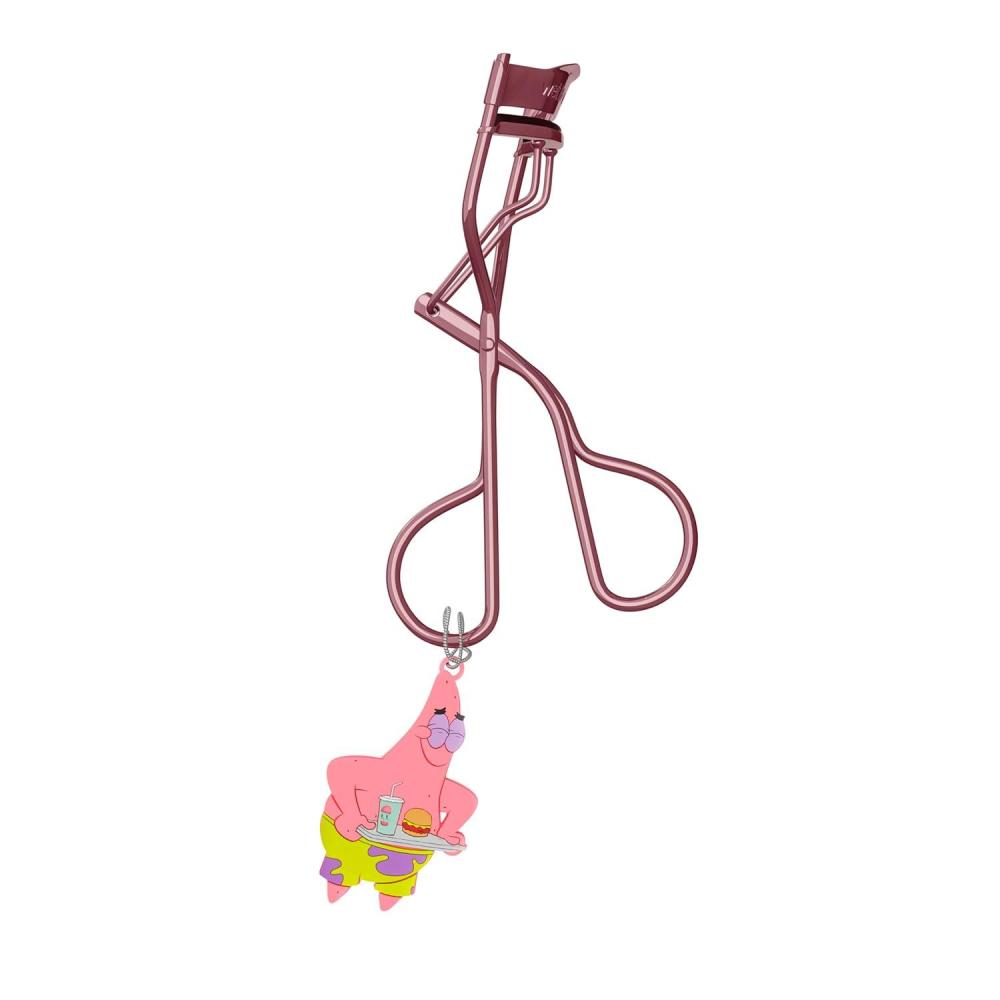 wet n wild Eyelash Curler & Charm, Gentle Silicone Cushion Pad, Curls & Lifts Lashes – Spongebob(Patrick)