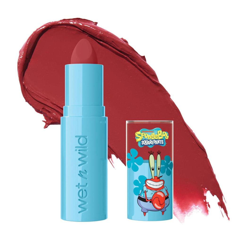 wet n wild Spongebob Lipstick – Krabs’ Kouture