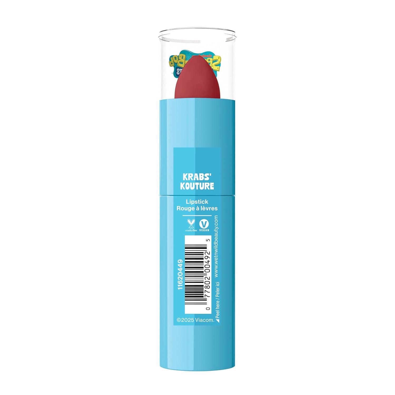 wet n wild Spongebob Lipstick – Krabs’ Kouture