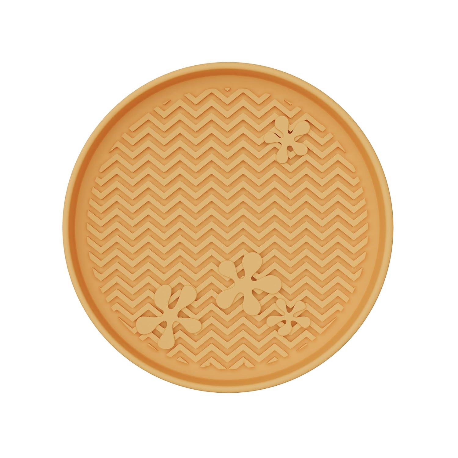 wet n wild SpongeBob Sponge & Brush Cleansing Pads, Flexible Silicone Cleaning Surface, Deep-Cleans All Brush Sizes – Krabby Patty(Krabby Patty)