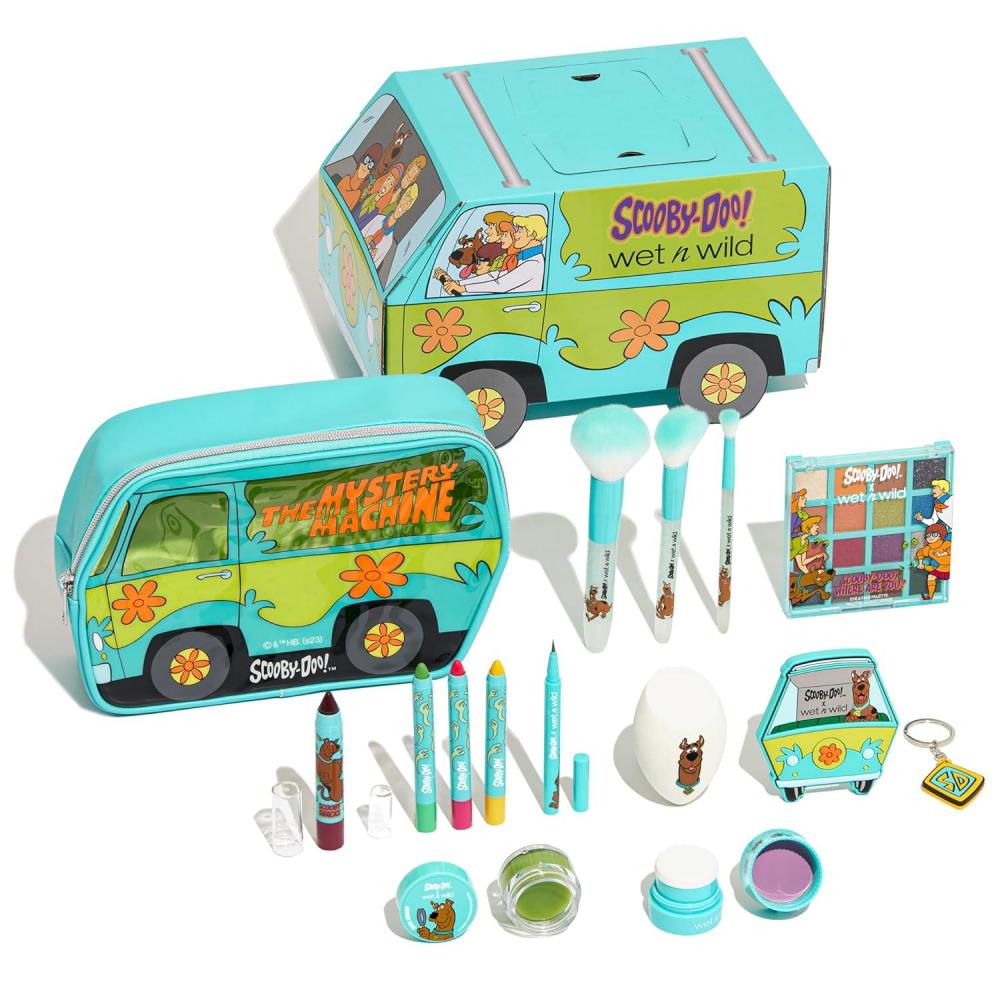 wet n wild Marilyn Monroe Collection PR Box – Makeup Set with Versatile Brushes, Buildable & Blendable Palettes, Vibrant Colors, & Lip Glosses for Unique Looks, Cruelty-Free & Vegan(Scooby Doo)