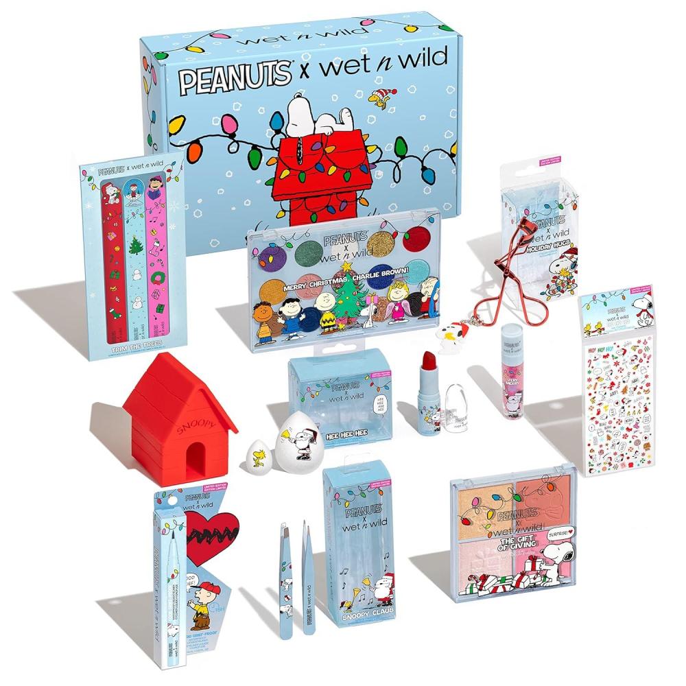 wet n wild Marilyn Monroe Collection PR Box – Makeup Set with Versatile Brushes, Buildable & Blendable Palettes, Vibrant Colors, & Lip Glosses for Unique Looks, Cruelty-Free & Vegan(Peanuts)