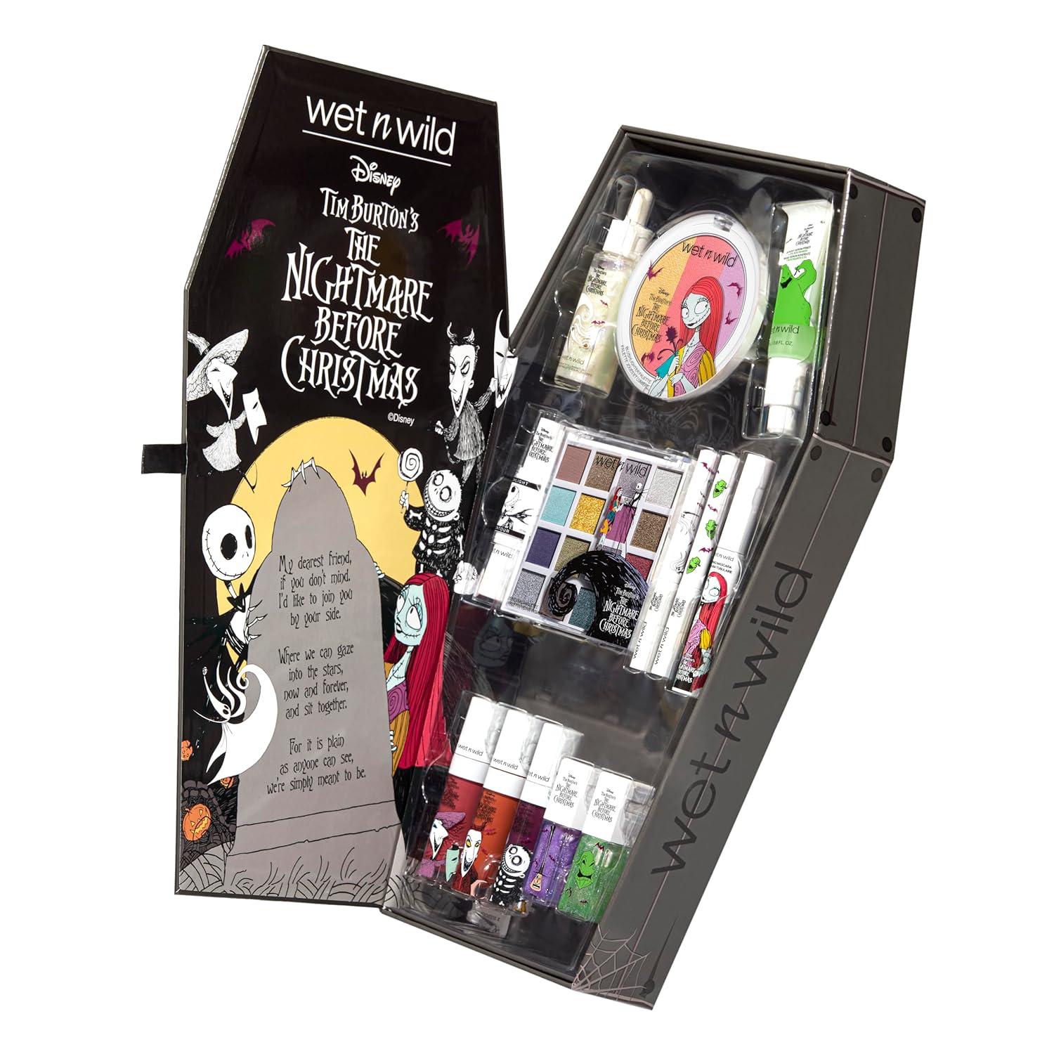 wet n wild Marilyn Monroe Collection PR Box – Makeup Set with Versatile Brushes, Buildable & Blendable Palettes, Vibrant Colors, & Lip Glosses for Unique Looks, Cruelty-Free & Vegan(Nightmare Before Christmas)