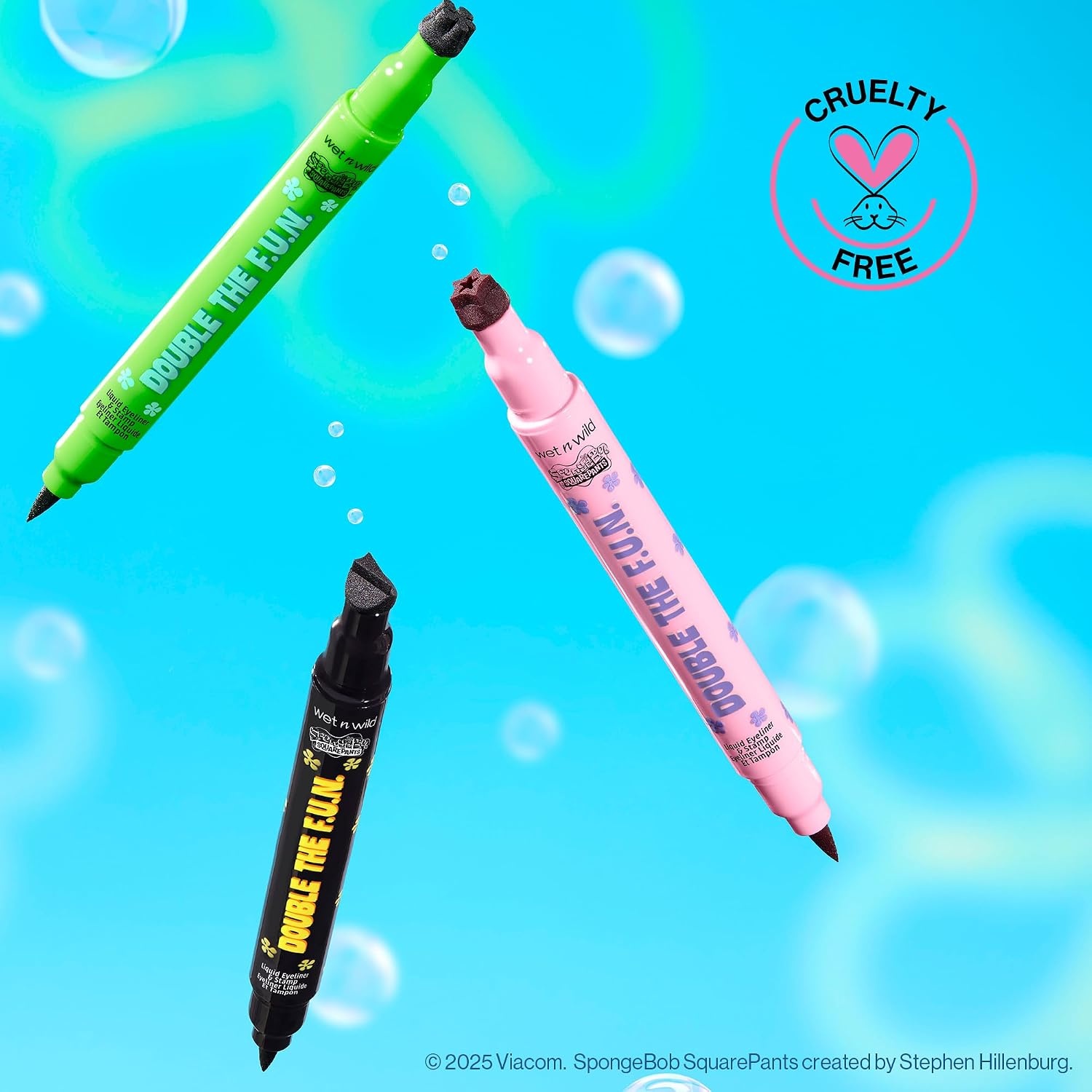 wet n wild Spongebob Double The F.U.N. Liquid Eyeliner & Stamp – Jumpin’ Jellyfish