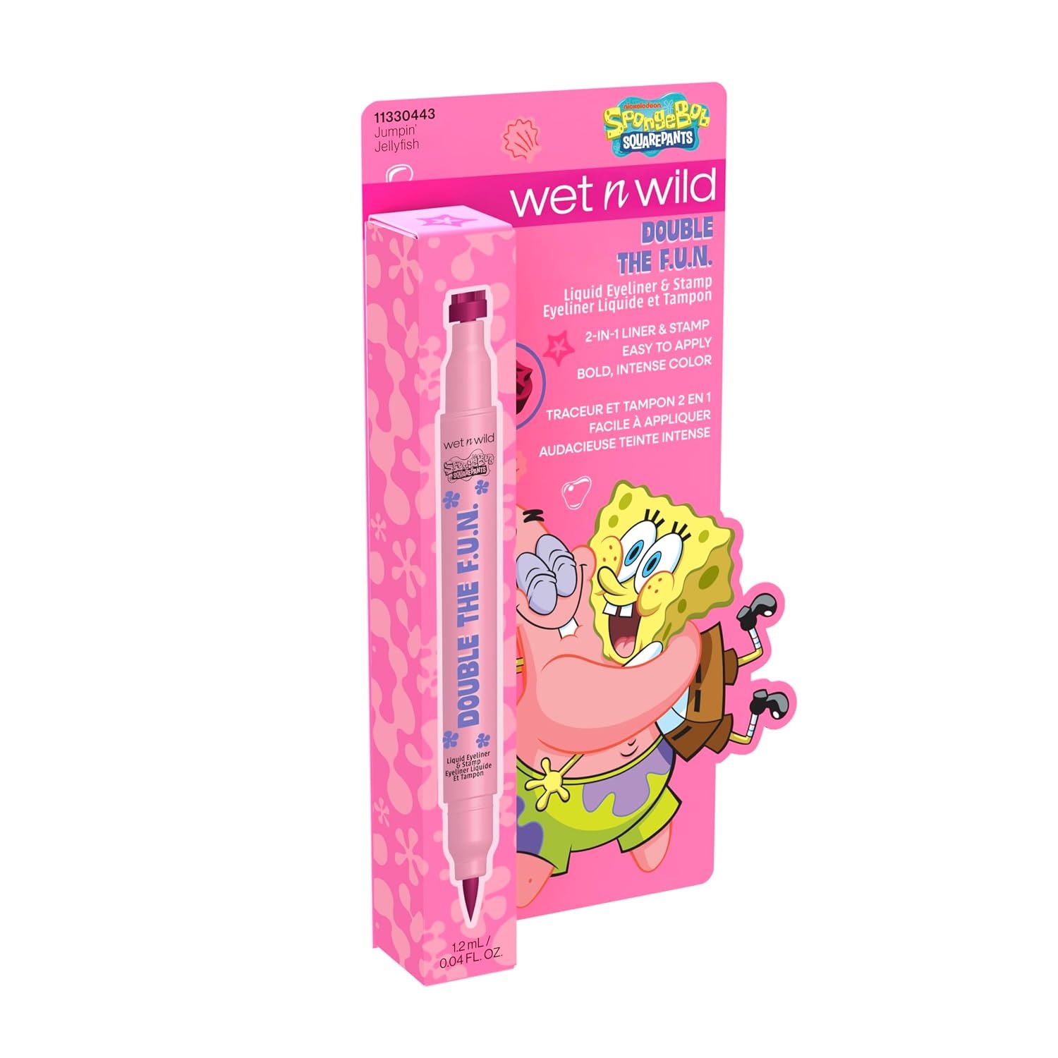 wet n wild Spongebob Double The F.U.N. Liquid Eyeliner & Stamp – Jumpin’ Jellyfish