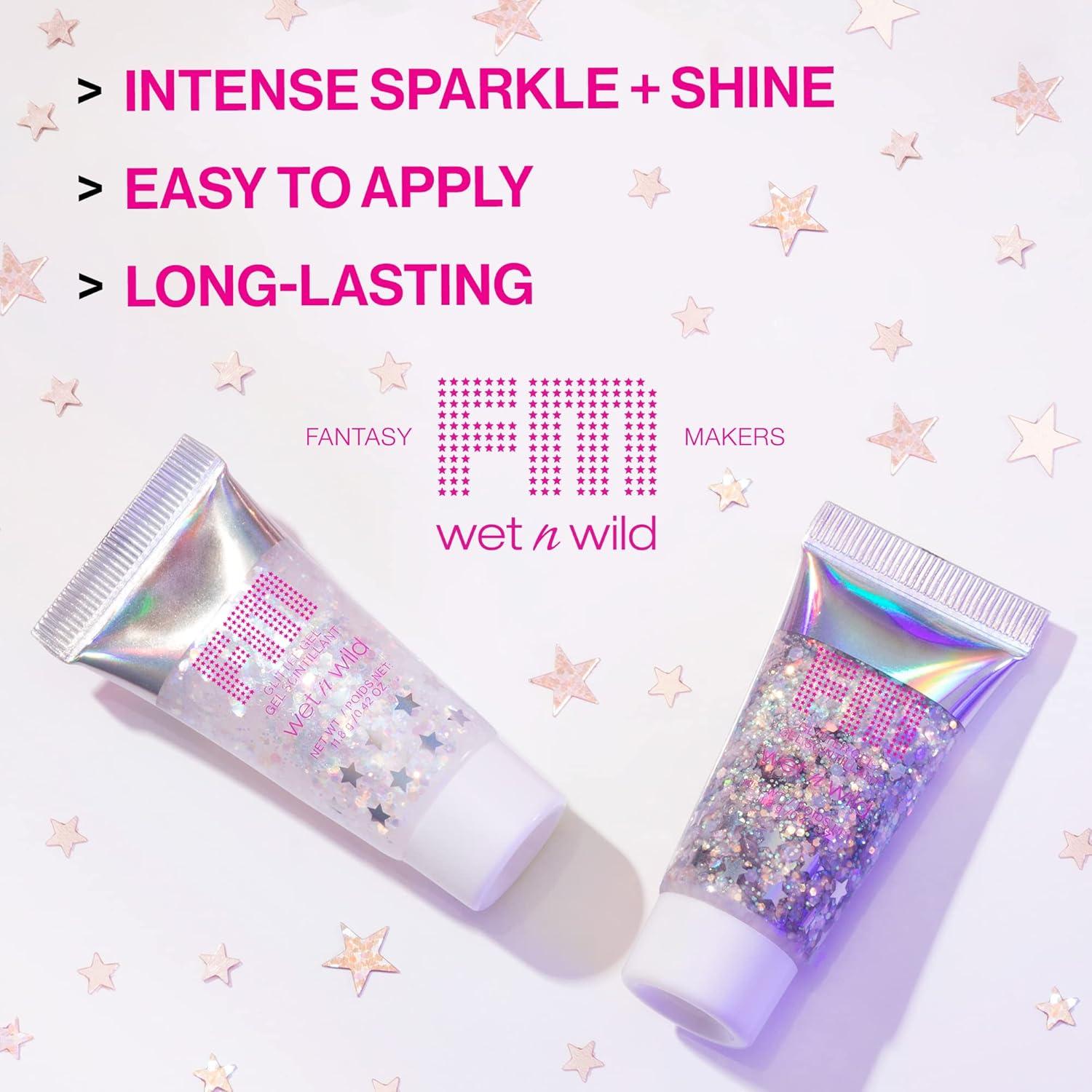 wet n wild Spongebob Best Day Ever Glitter Body Illuminator, Lightweight Non-Sticky Radiant Glow, Blendable Hydrating Formula(Seeing Double)