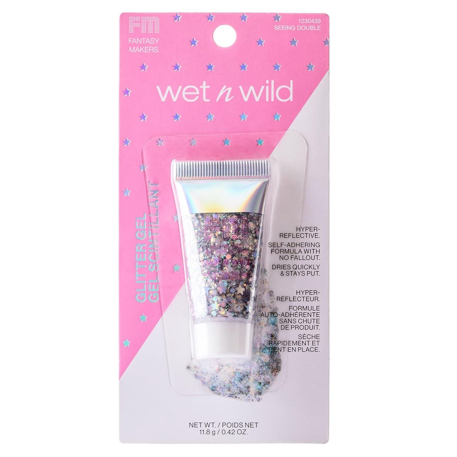 wet n wild Spongebob Best Day Ever Glitter Body Illuminator, Lightweight Non-Sticky Radiant Glow, Blendable Hydrating Formula(Seeing Double)