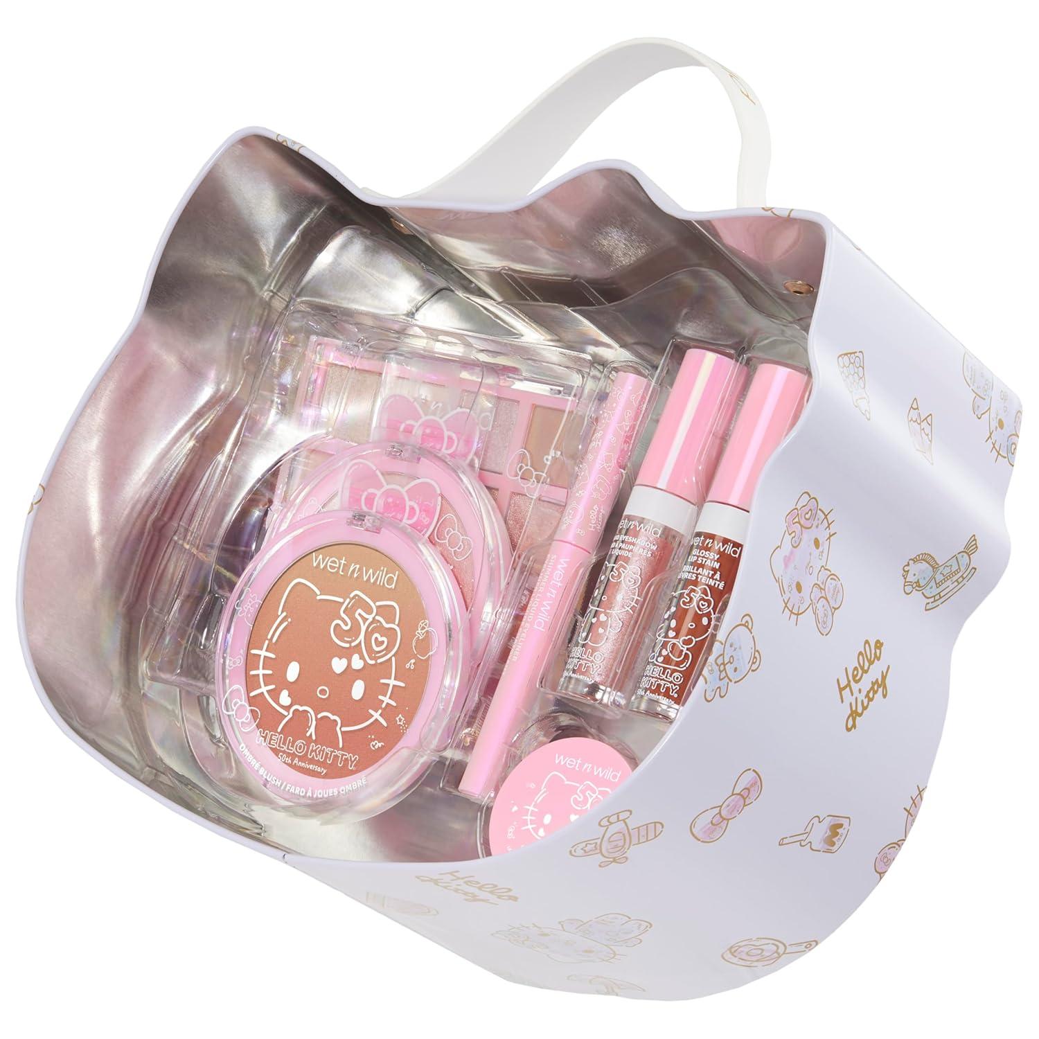 wet n wild Marilyn Monroe Collection PR Box – Makeup Set with Versatile Brushes, Buildable & Blendable Palettes, Vibrant Colors, & Lip Glosses for Unique Looks, Cruelty-Free & Vegan(Hello Kitty)