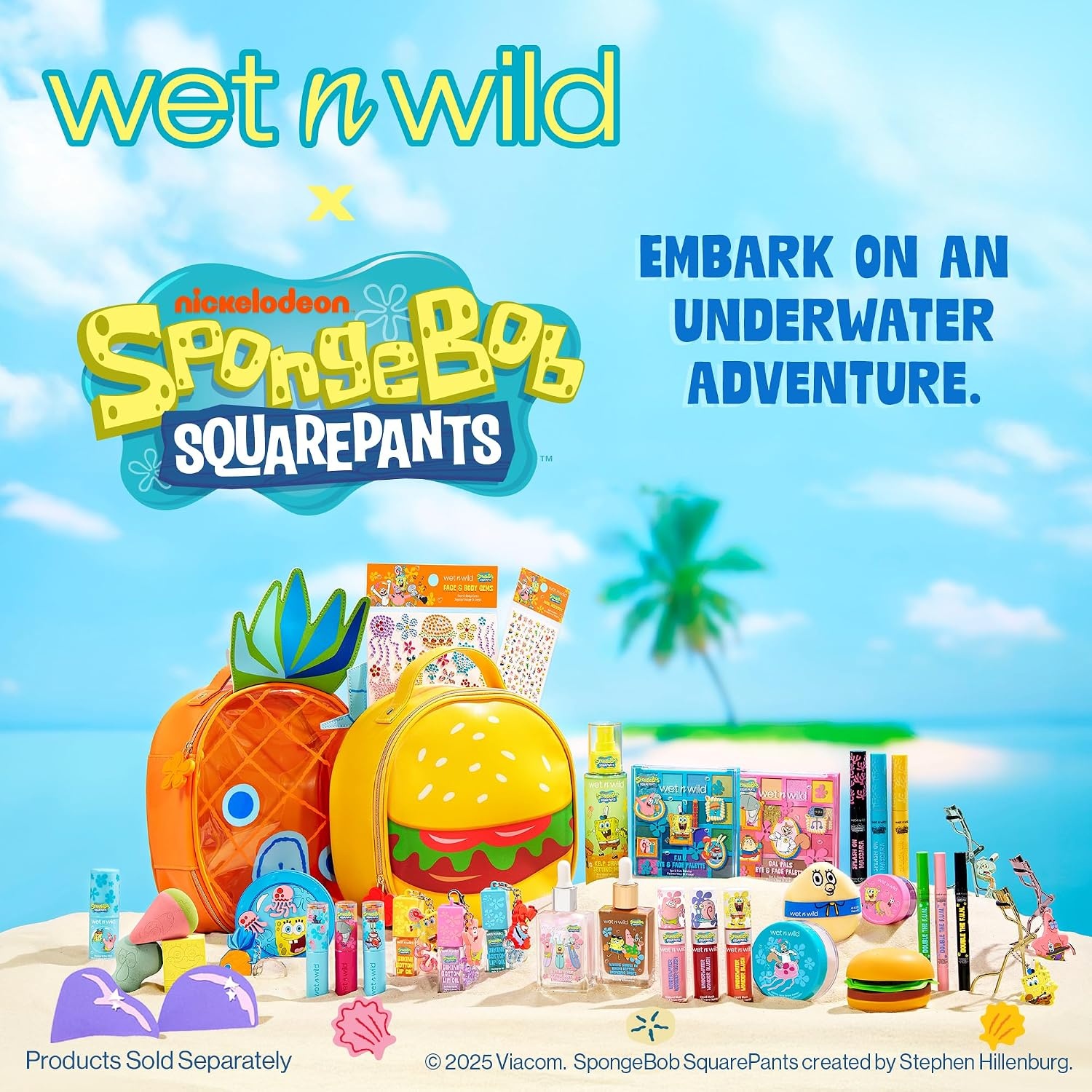 wet n wild SpongeBob SquarePants Collection Makeup Sponge, Hydrophilic Reusable 3D Hourglass Beauty Blender – Squidward Tentacles(Patrick Star)