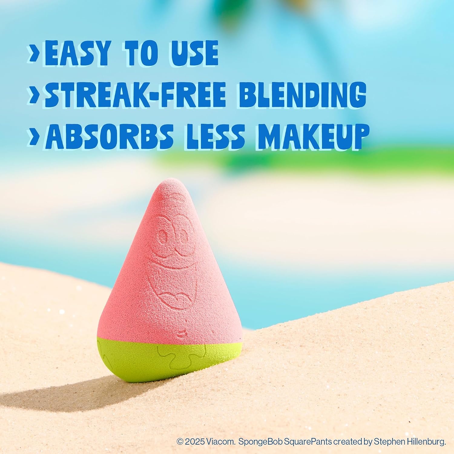 wet n wild SpongeBob SquarePants Collection Makeup Sponge, Hydrophilic Reusable 3D Hourglass Beauty Blender – Squidward Tentacles(Patrick Star)