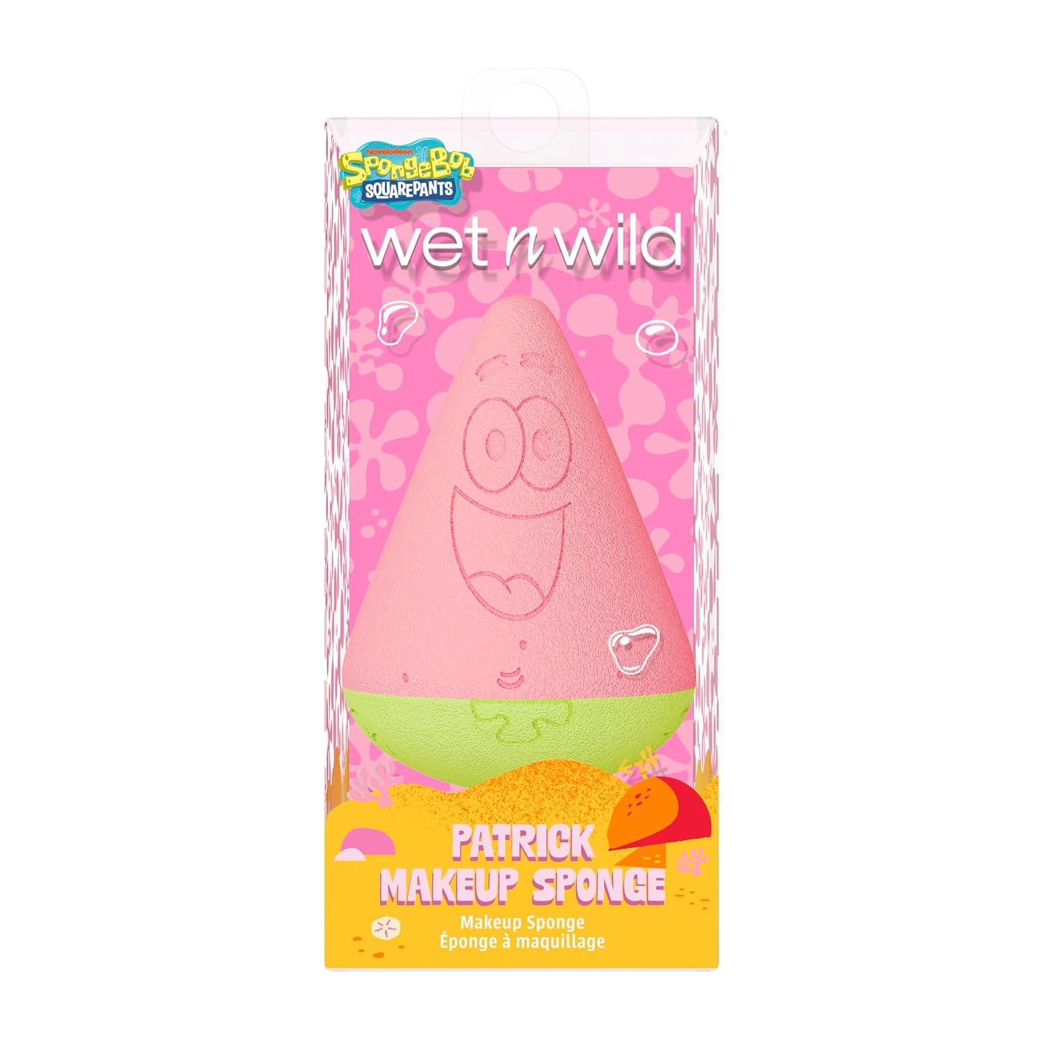 wet n wild SpongeBob SquarePants Collection Makeup Sponge, Hydrophilic Reusable 3D Hourglass Beauty Blender – Squidward Tentacles(Patrick Star)