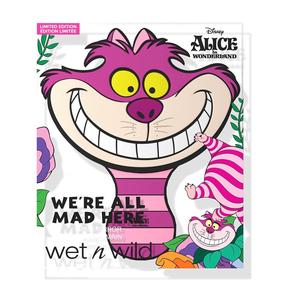 wet n wild SpongeBob Collection Mirror & Keychain Set, Fun & Functional Unbreakable Acrylic Design – Always Looking Up(We’re All Mad Here)