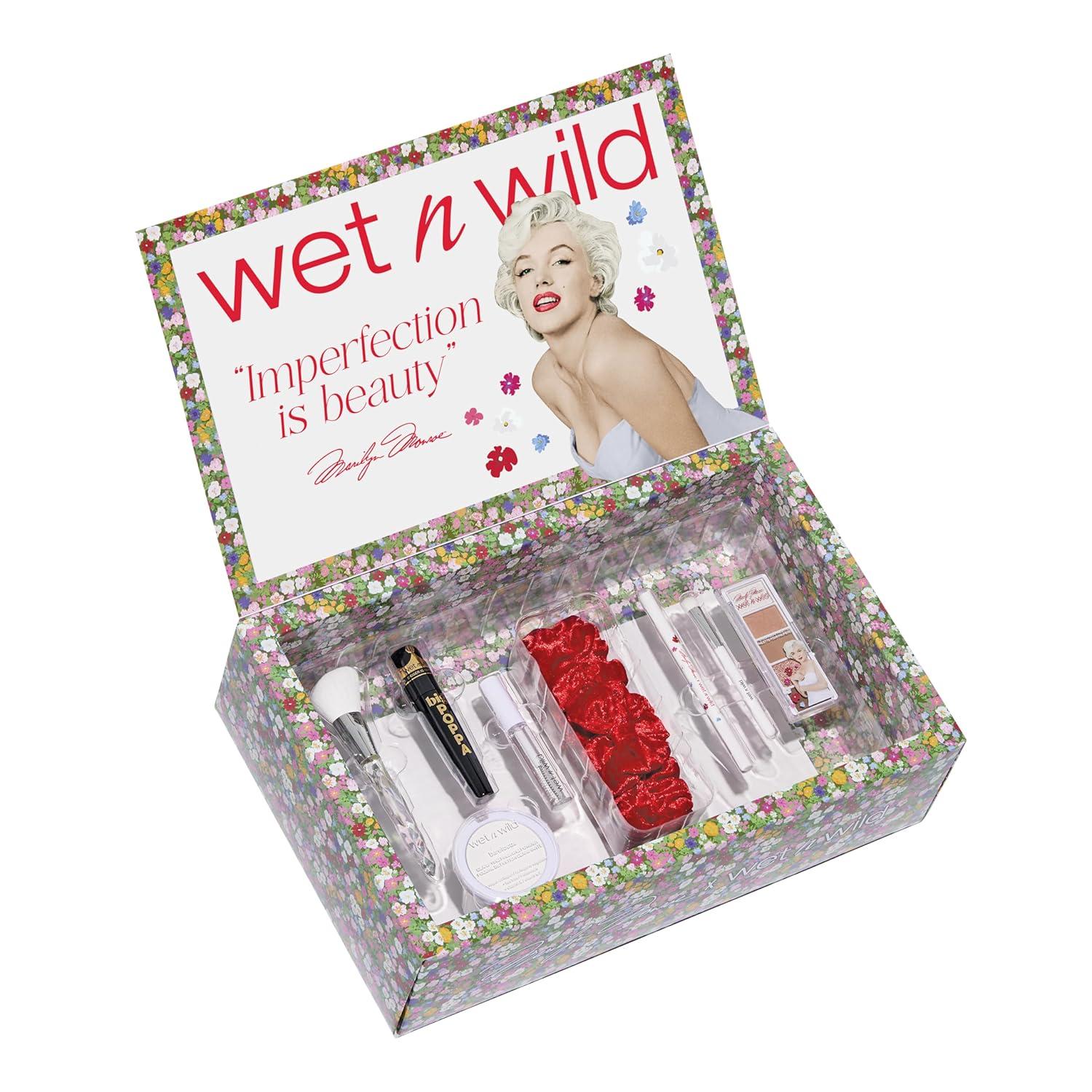 wet n wild Marilyn Monroe Collection PR Box – Makeup Set with Versatile Brushes, Buildable & Blendable Palettes, Vibrant Colors, & Lip Glosses for Unique Looks, Cruelty-Free & Vegan(Marilyn Monroe)