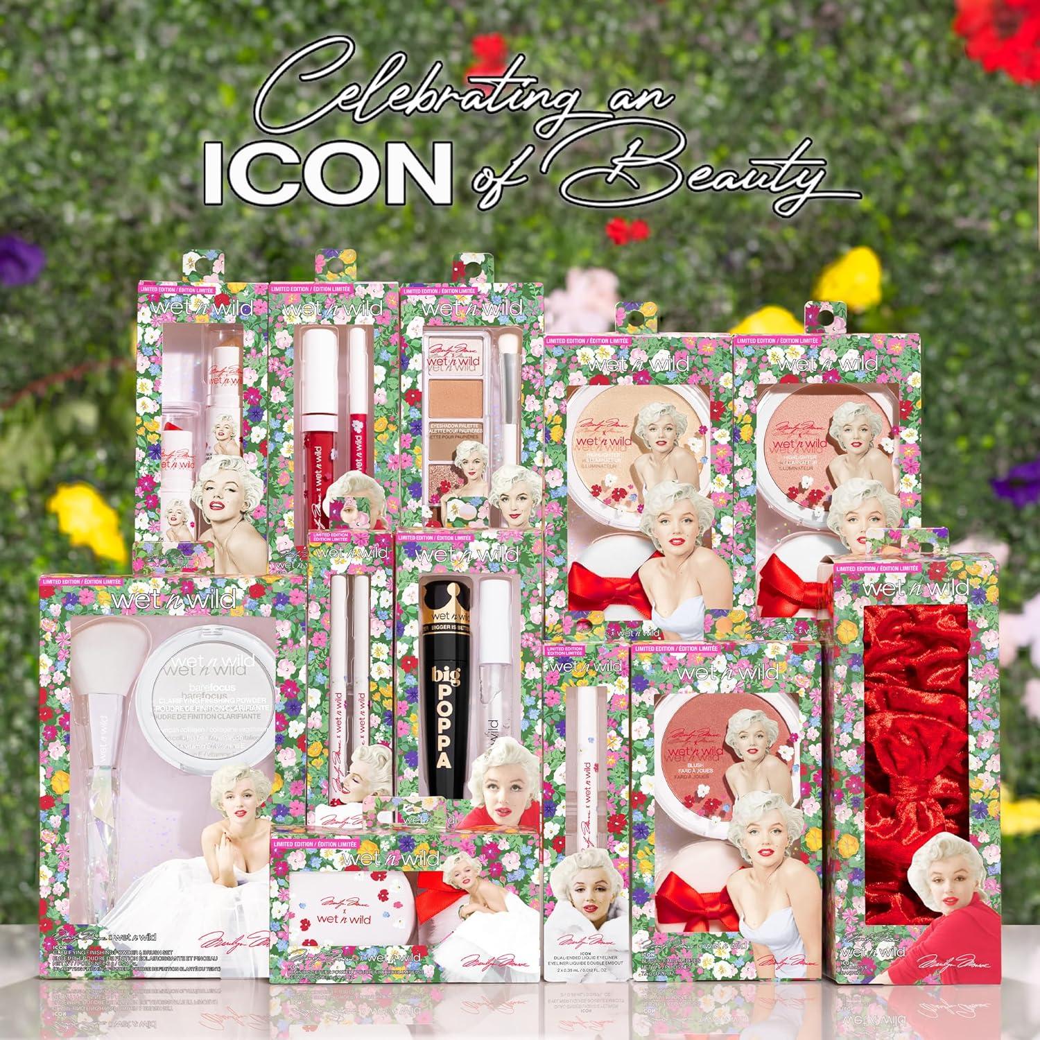 wet n wild Marilyn Monroe Collection PR Box – Makeup Set with Versatile Brushes, Buildable & Blendable Palettes, Vibrant Colors, & Lip Glosses for Unique Looks, Cruelty-Free & Vegan(Marilyn Monroe)