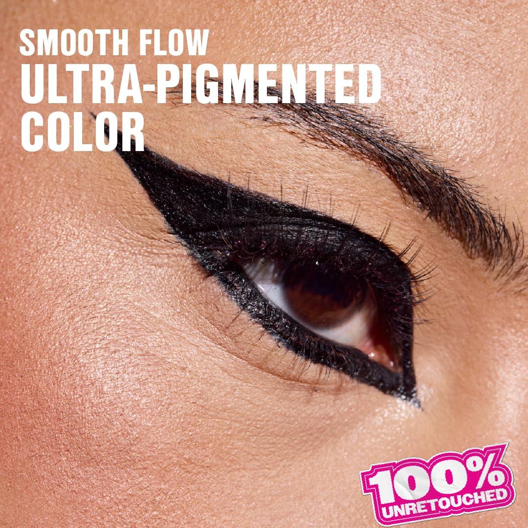 wet n wild Mega Last Breakup Proof Liquid Eyeliner – Ultra-Fine Brush, Waterproof, 16-Hour Long-Lasting Wear – Cruelty-Free & Vegan – Brown(Ultra Black)