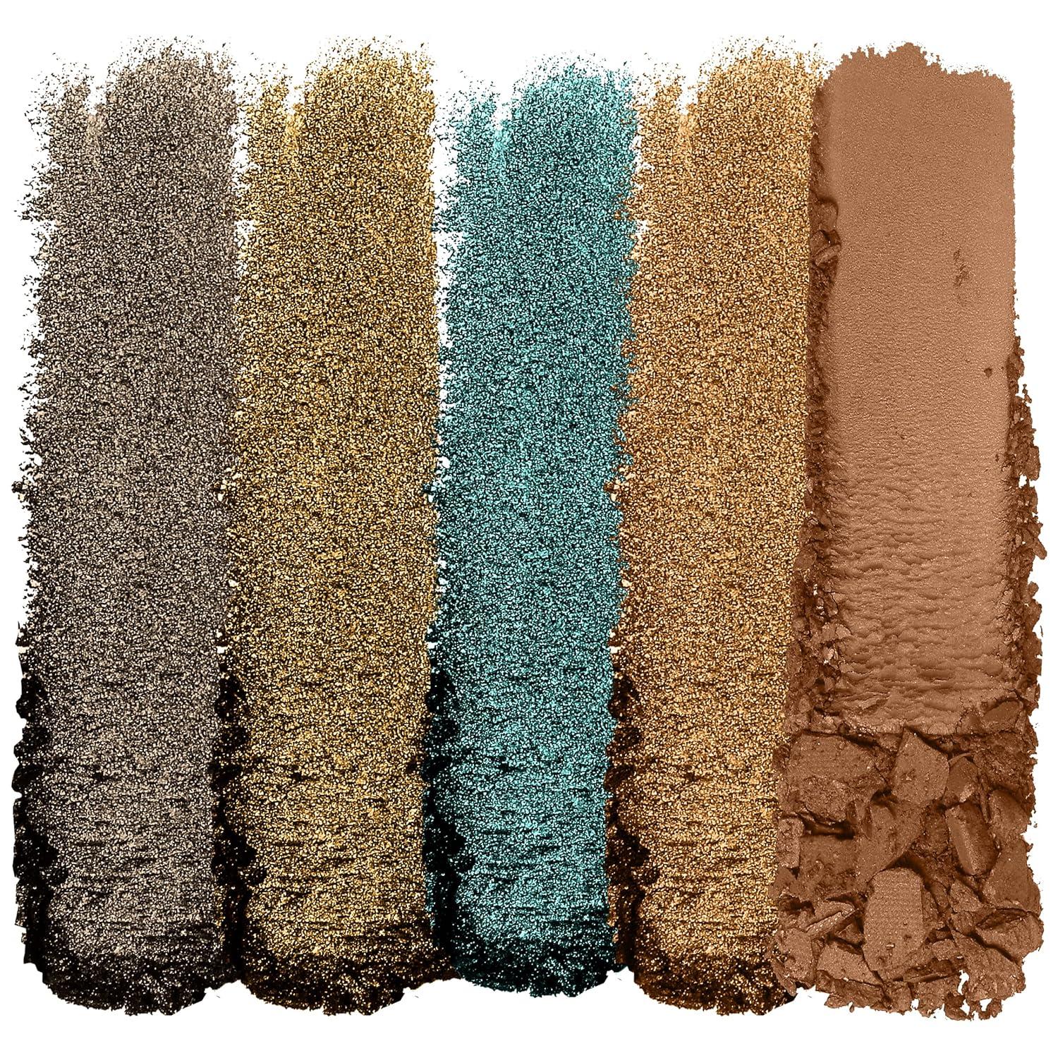 wet n wild Color Icon Eyeshadow Makeup 5 Pan Palette, Matte, Shimmer, Metallic, Long Wearing, Rich Buttery Pigment, Cruelty Free – Camo-flaunt(My Lucky Charm)