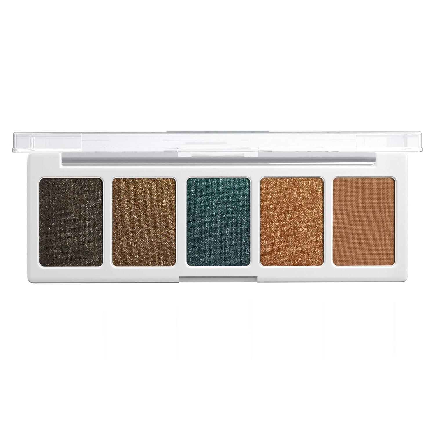 wet n wild Color Icon Eyeshadow Makeup 5 Pan Palette, Matte, Shimmer, Metallic, Long Wearing, Rich Buttery Pigment, Cruelty Free – Camo-flaunt(My Lucky Charm)