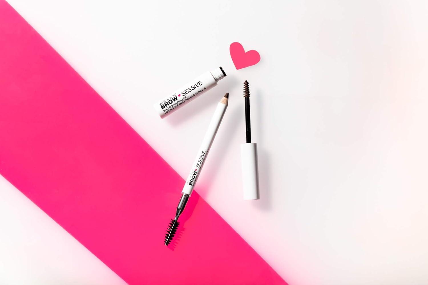 wet n wild Brow-Sessive Brow Pencil, Ultra-Precise Dual Ended Spoolie Brush for Perfect Buildable Blendable Shaping, Natural Lasting Shades for Every Brow, Cruelty-Free & Vegan – Dark Brown(Packaged)(Taupe(Packaged))