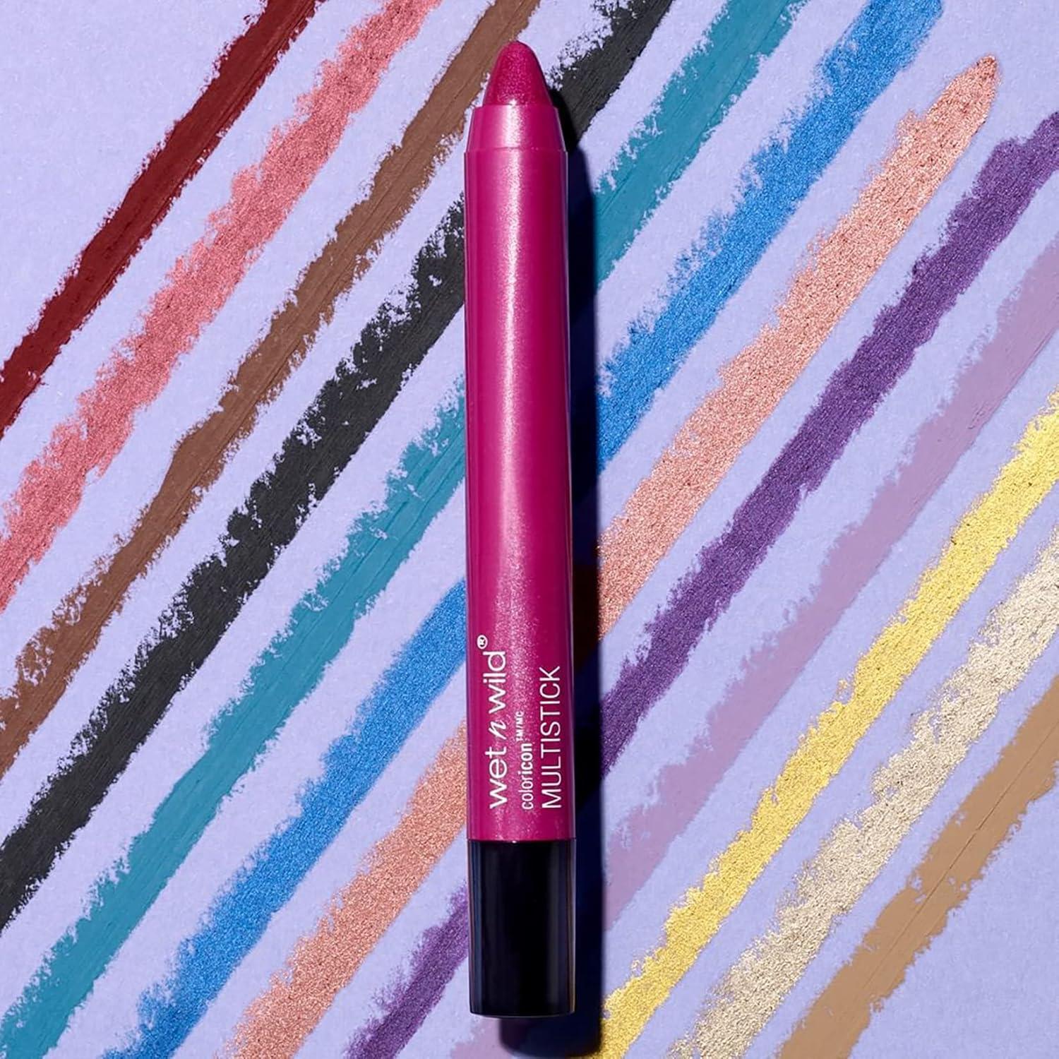 wet n wild Color Icon Cream Eyeliner Eyeshadow Multi-Stick, Moisturizing, Nourishing Velvety Cream-to-Powder Buildable & Blendable Formula, Cruelty-Free & Vegan – Champagne Room(Born To Flirt)