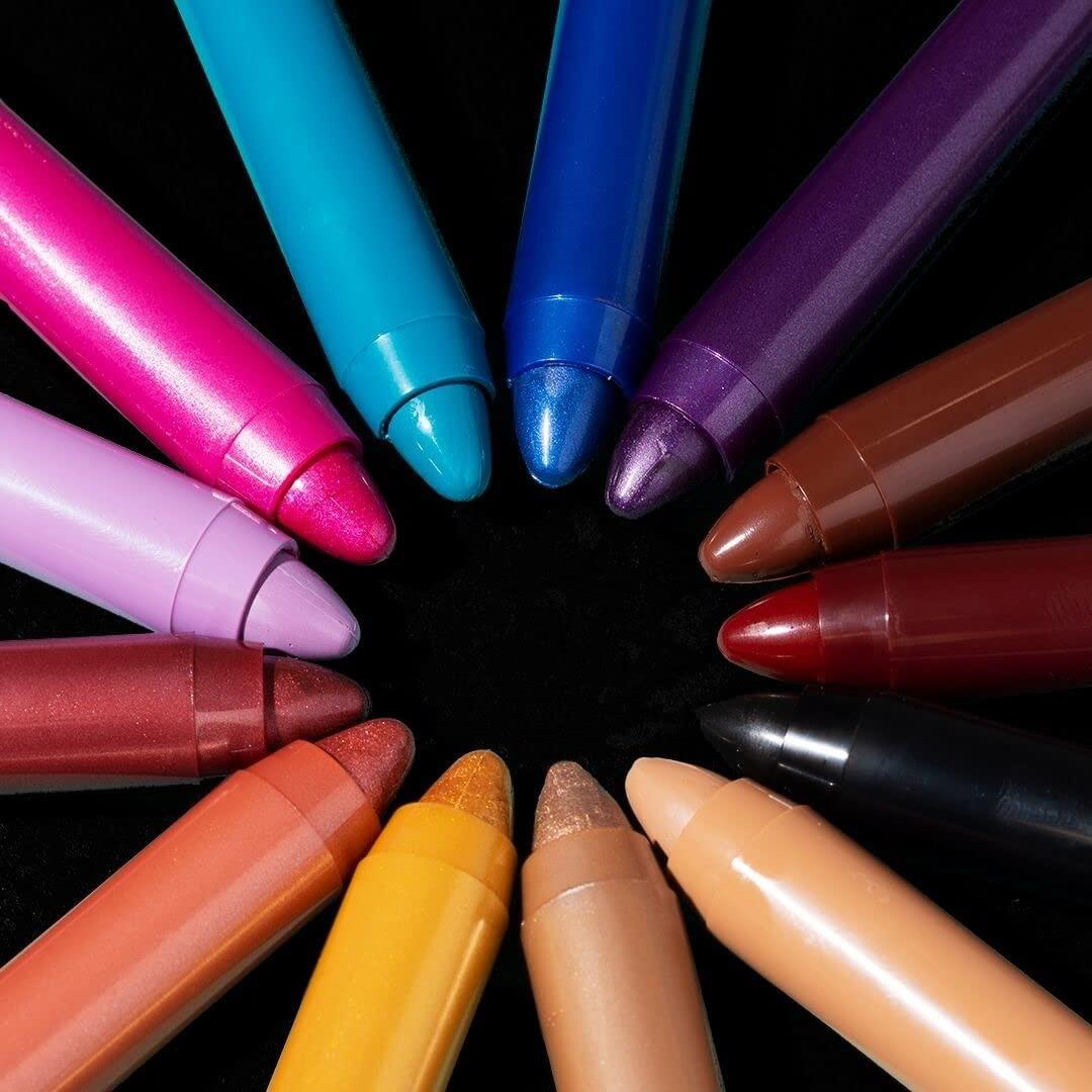 wet n wild Color Icon Cream Eyeliner Eyeshadow Multi-Stick, Moisturizing, Nourishing Velvety Cream-to-Powder Buildable & Blendable Formula, Cruelty-Free & Vegan – Champagne Room(Born To Flirt)