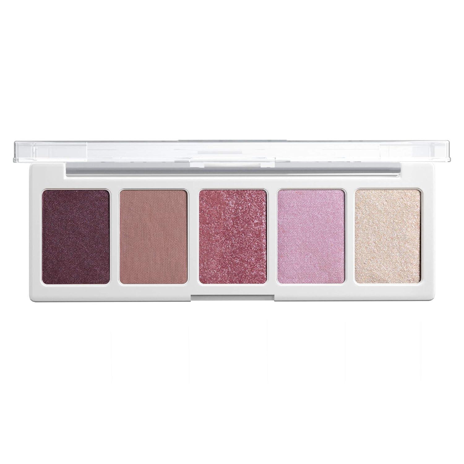 wet n wild Color Icon Eyeshadow Makeup 5 Pan Palette, Matte, Shimmer, Metallic, Long Wearing, Rich Buttery Pigment, Cruelty Free – Camo-flaunt(Petalette)
