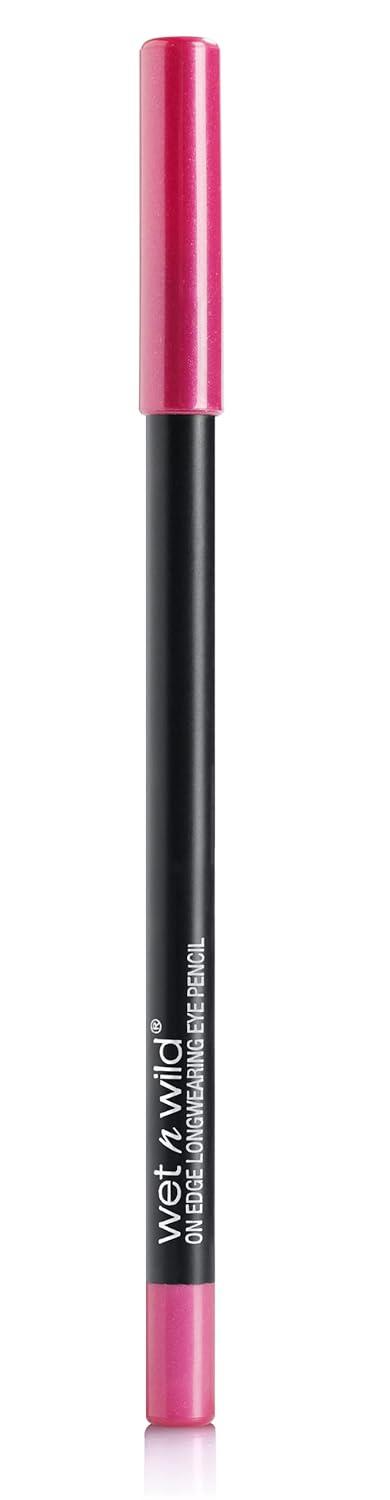 wet n wild Eyeliner Pencil On Edge Longwearing Eye Liner, Long Lasting, Smudge Proof, Fade Resistant, Highly Pigmented, Creamy Smooth Soft Gliding, Shock Therapy, Pink(Shock Therapy)