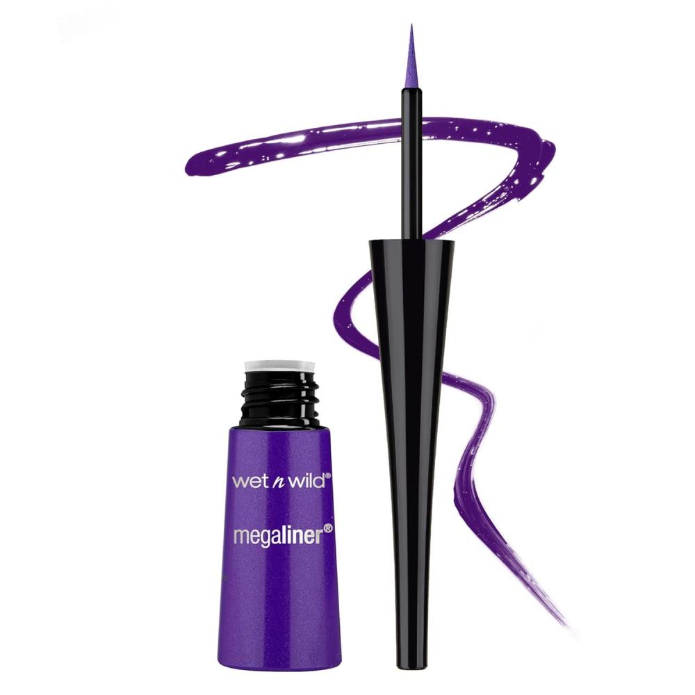 wet n wild MegaLiner Liquid Eyeliner – Black(Electric Purple)