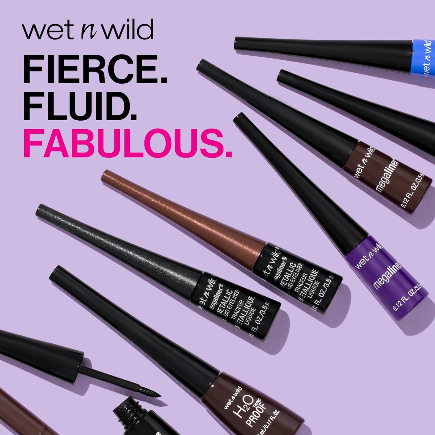 wet n wild MegaLiner Liquid Eyeliner – Black(Electric Purple)