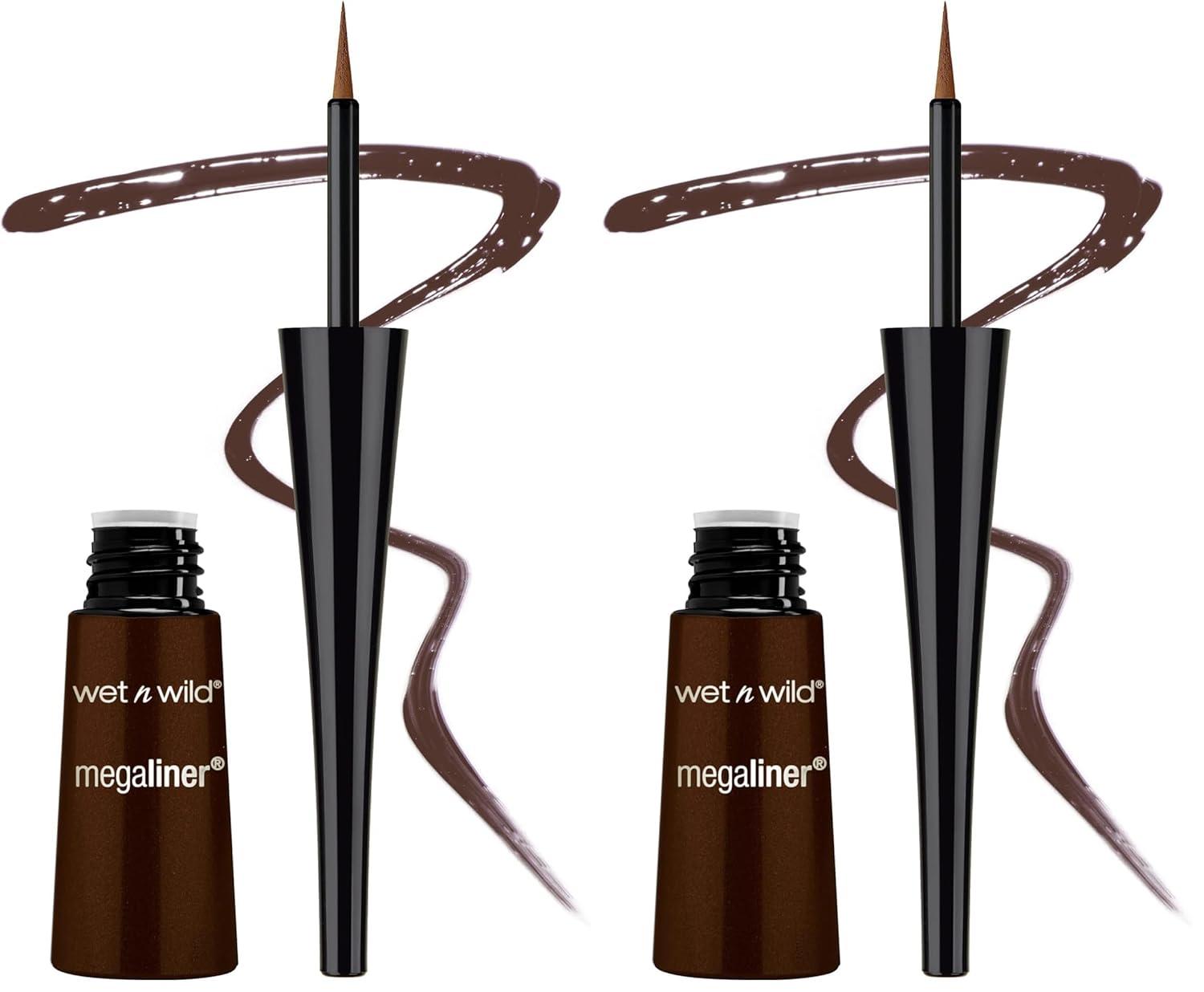 wet n wild MegaLiner Liquid Eyeliner – Black(Dark Brown)