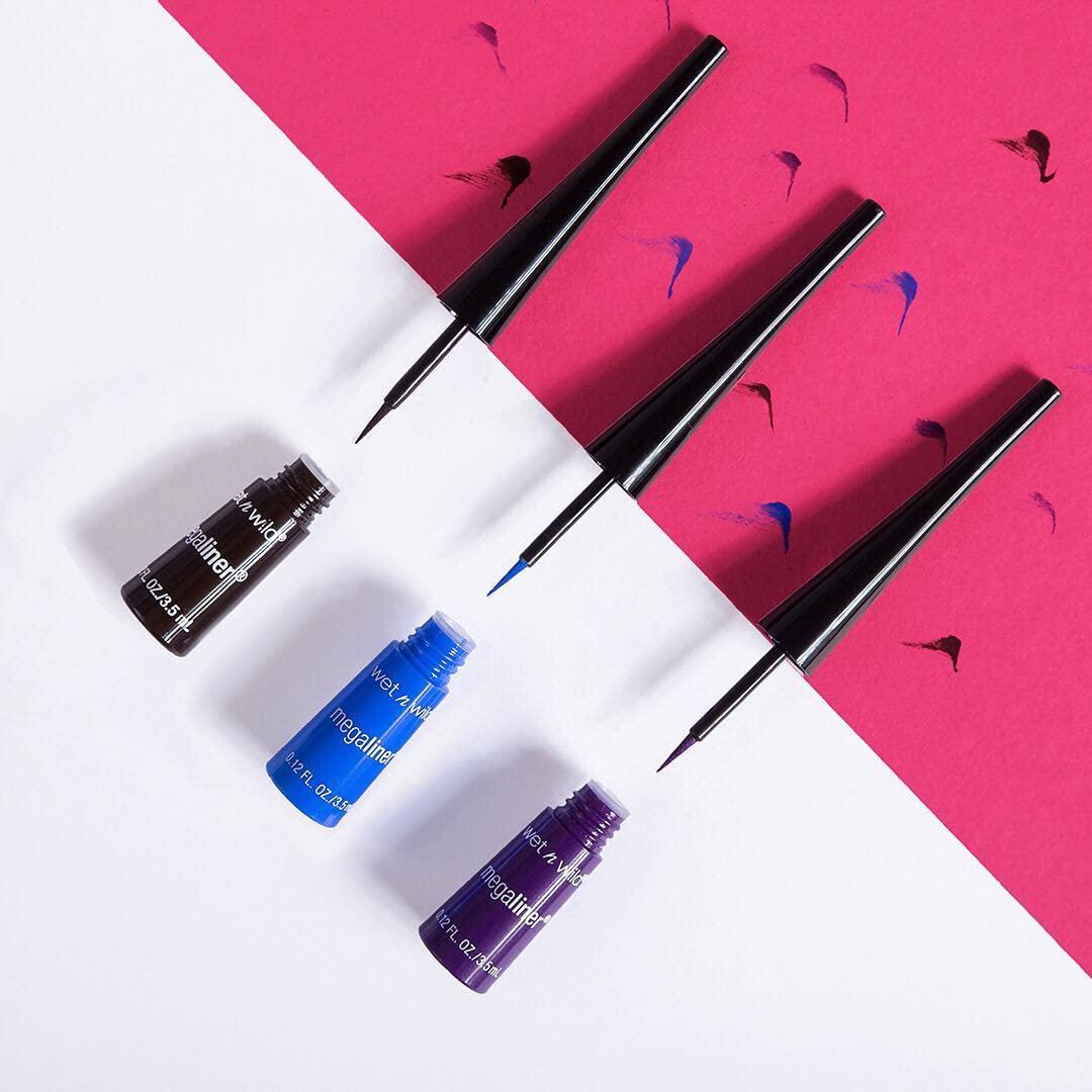 wet n wild MegaLiner Liquid Eyeliner – Black(Black (packaging))