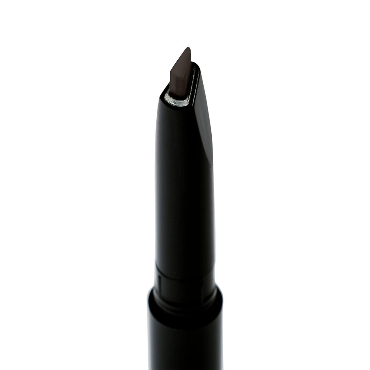 wet n wild Ultimate Eyebrow Retractable Definer Pencil, Medium Brown, Dual-Sided Brow Brush, Fine Tip, Shapes, Defines, Fills Brow Makeup(Dark Brown)