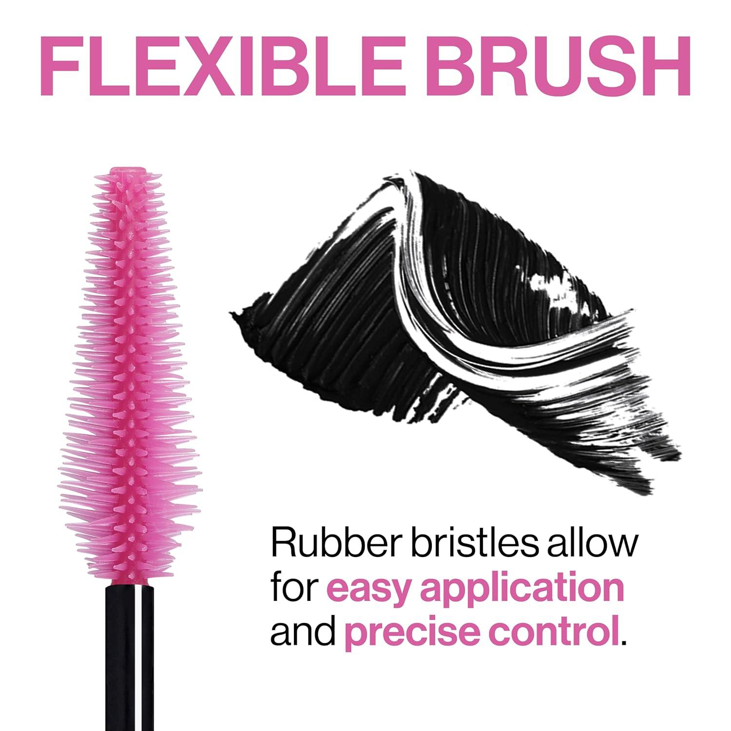 wet n wild Max Volume Plus Waterproof Mascara – Amp’d Black(Black)