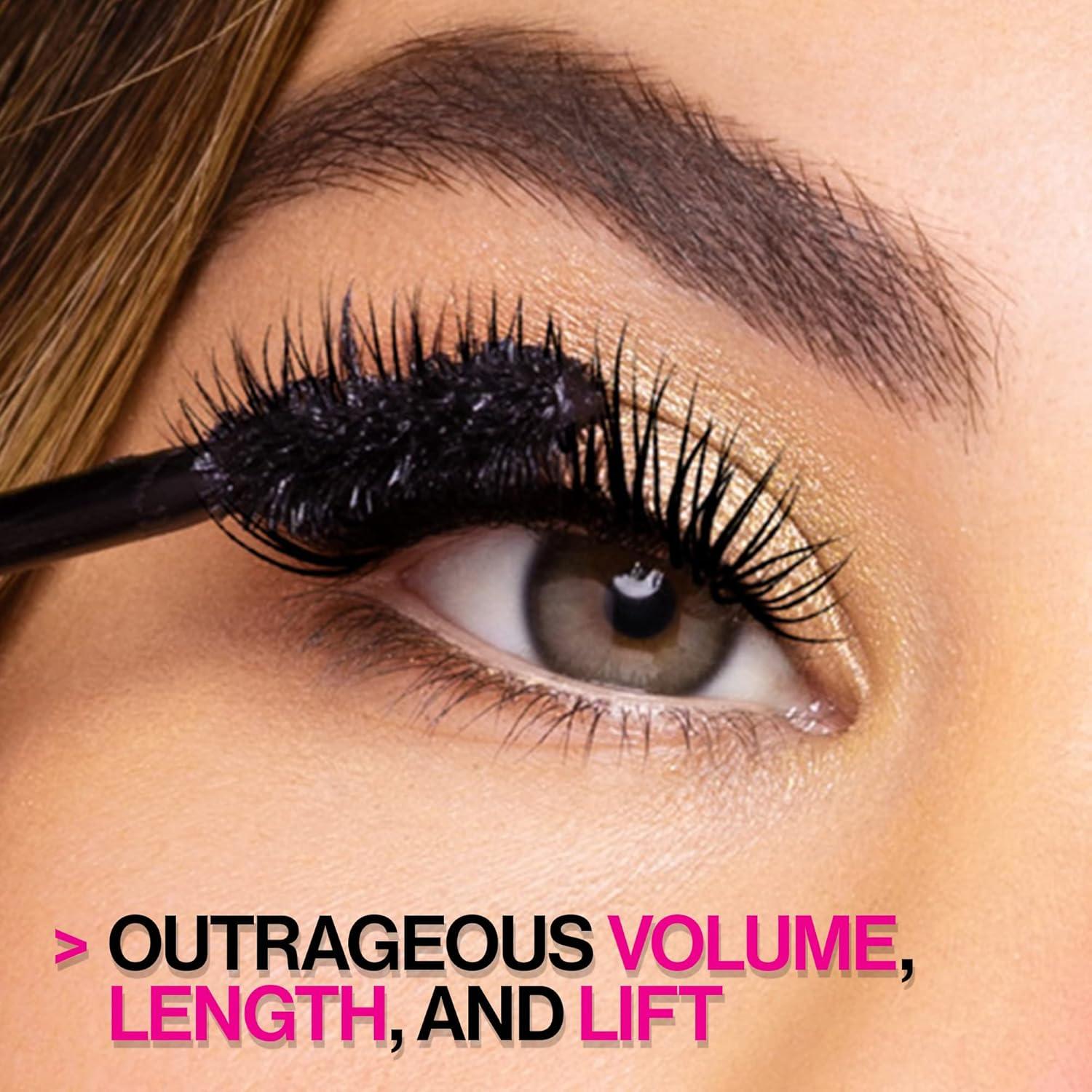 wet n wild So Defined Mascara, Volumizing & Lengthining with a Buildable Castor Oil-Infused Formula, Long-Lasting Clump-Free Application for Visibly lifted lashes, Vegan & Cruelty-Free – BLACK(Blackest Black)