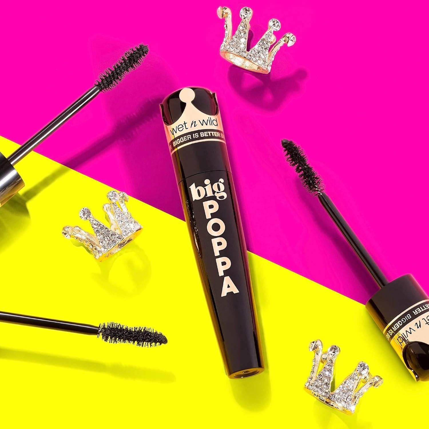 wet n wild So Defined Mascara, Volumizing & Lengthining with a Buildable Castor Oil-Infused Formula, Long-Lasting Clump-Free Application for Visibly lifted lashes, Vegan & Cruelty-Free – BLACK(Blackest Black)