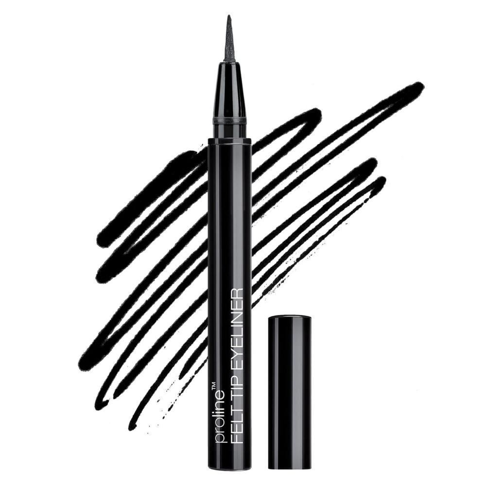 wet n wild Proline Felt Tip Eyeliner Dark Brown,.017z(Black)