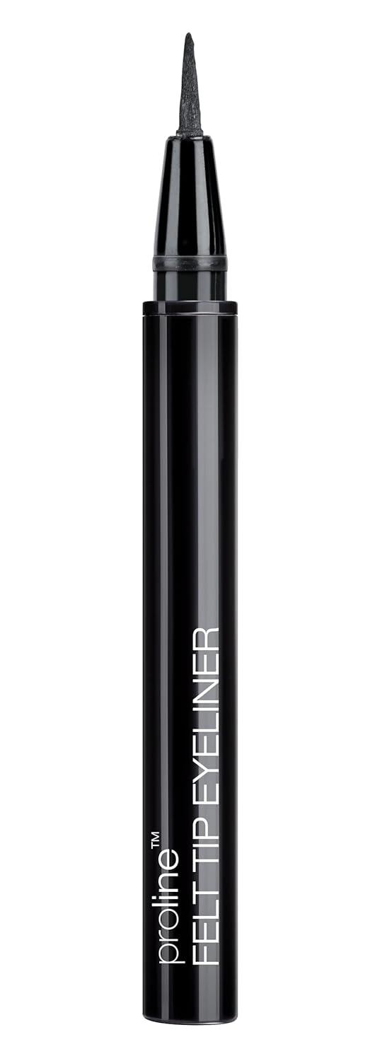 wet n wild Proline Felt Tip Eyeliner Dark Brown,.017z(Black)
