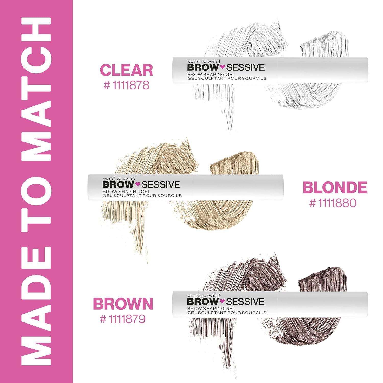 wet n wild Brow-Sessive Eyebrow Shaping Makeup Gel Blonde(Blonde)